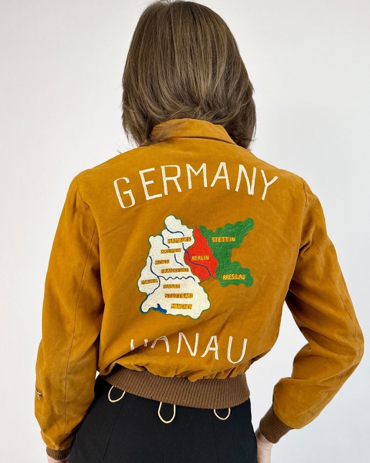Mustard Yellow Germany Souvenir Jacket