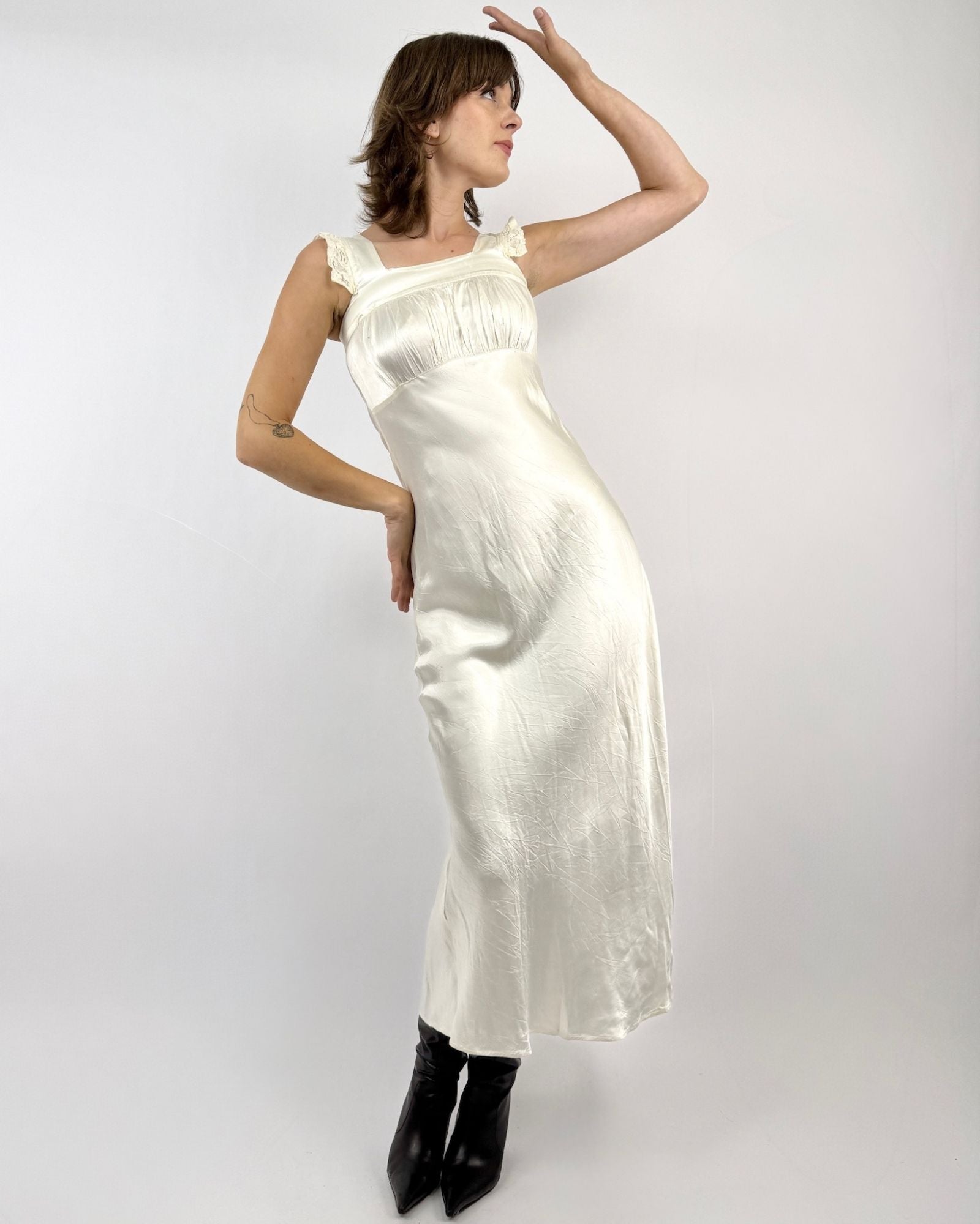 On Swan Lake 1930s Slip Dress