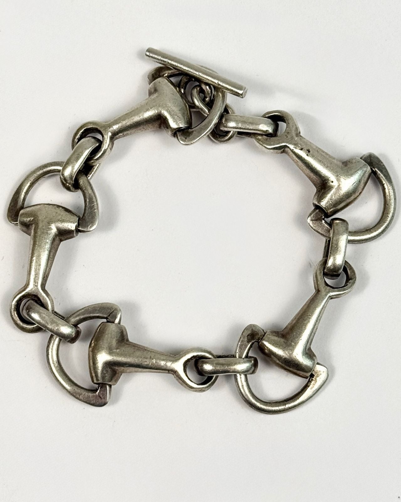 Sterling Silver Horse Bit Bracelet