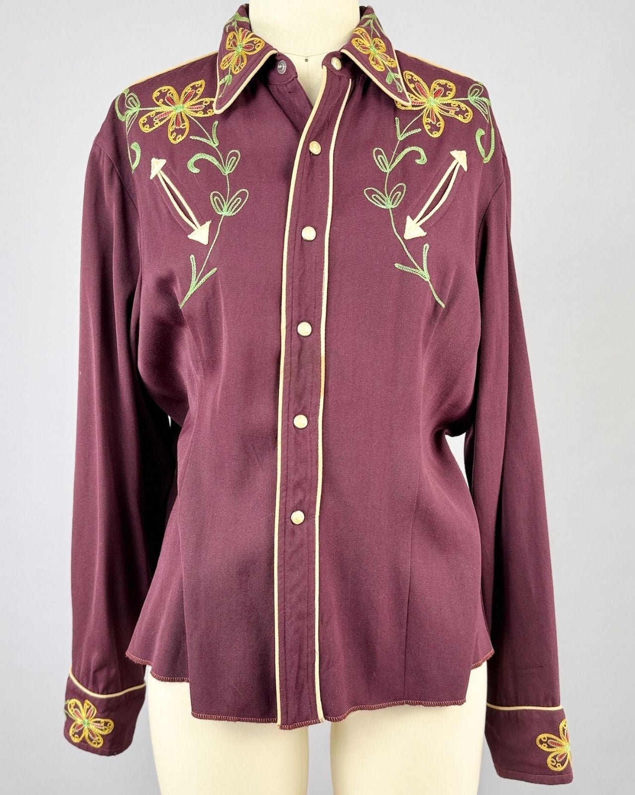1950s California Ranchwear Chainstitch Shirt