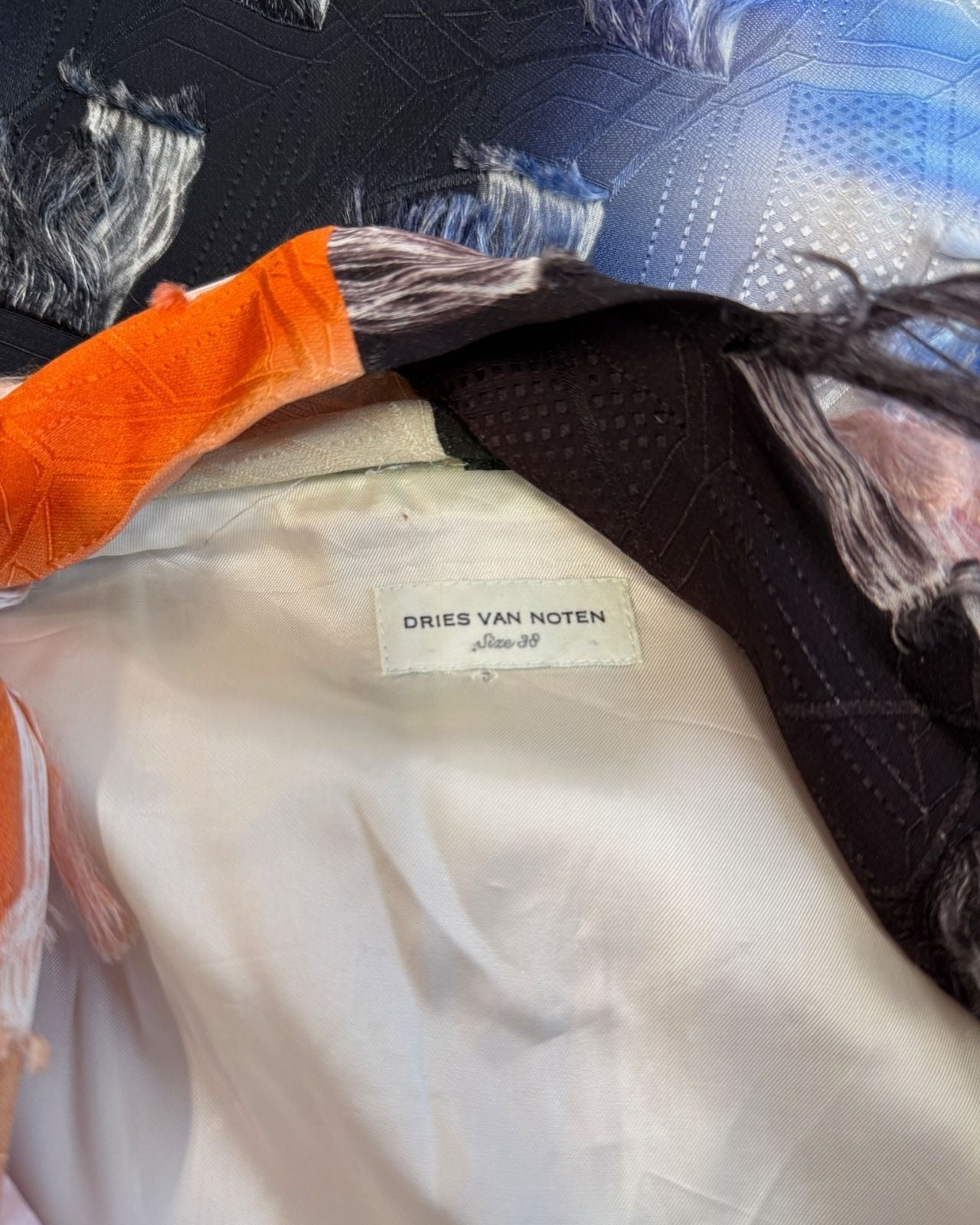 Dries Van Noten Electric Rainbow Dress