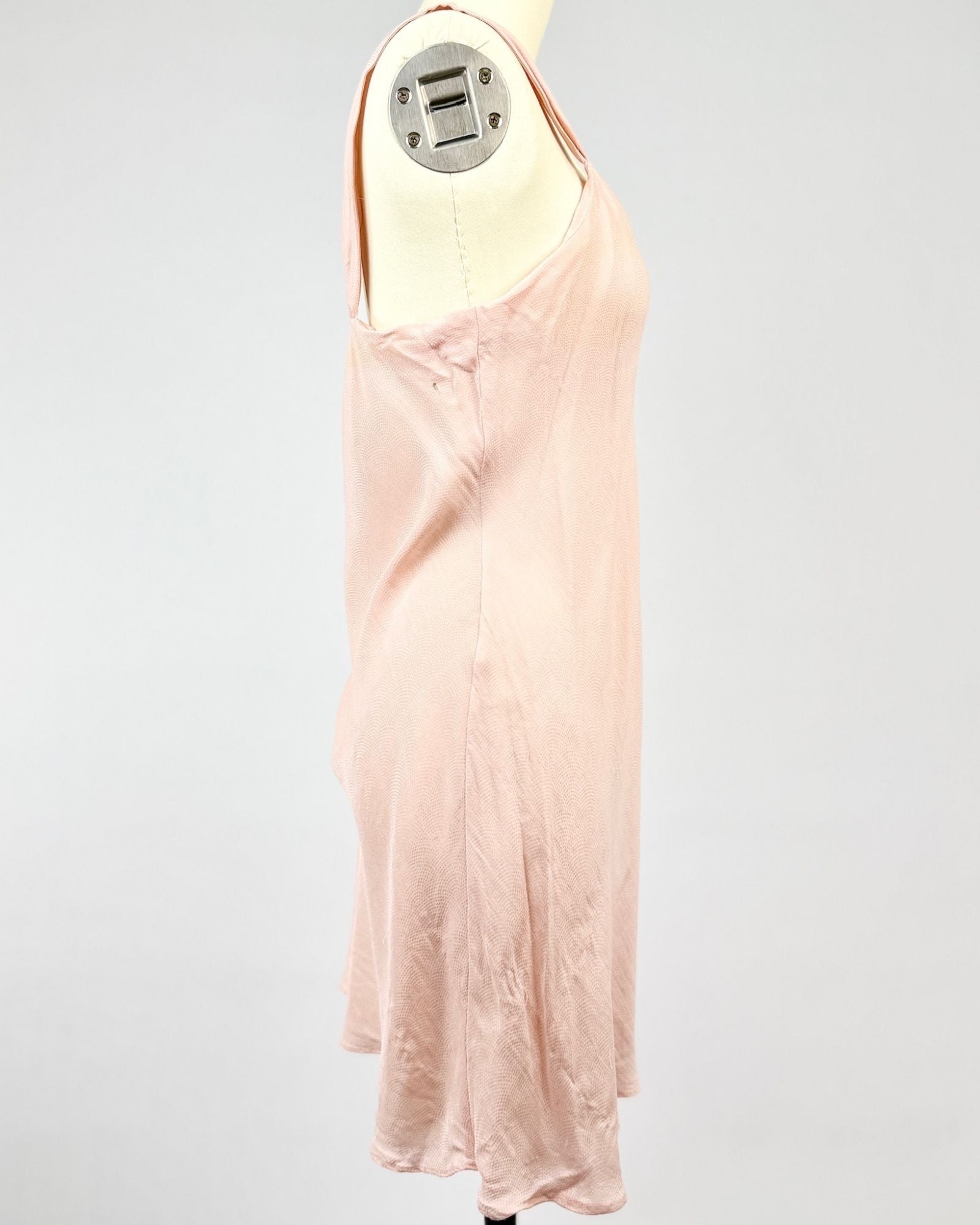 90s Blush Pink Silk Slip