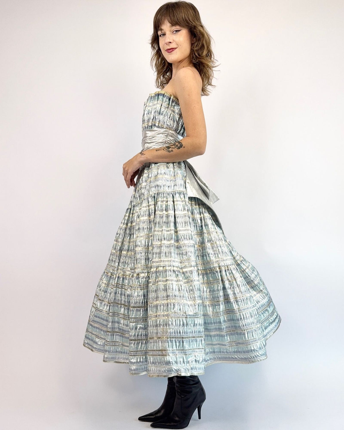 1950s Frosted Jubilee Party Dress