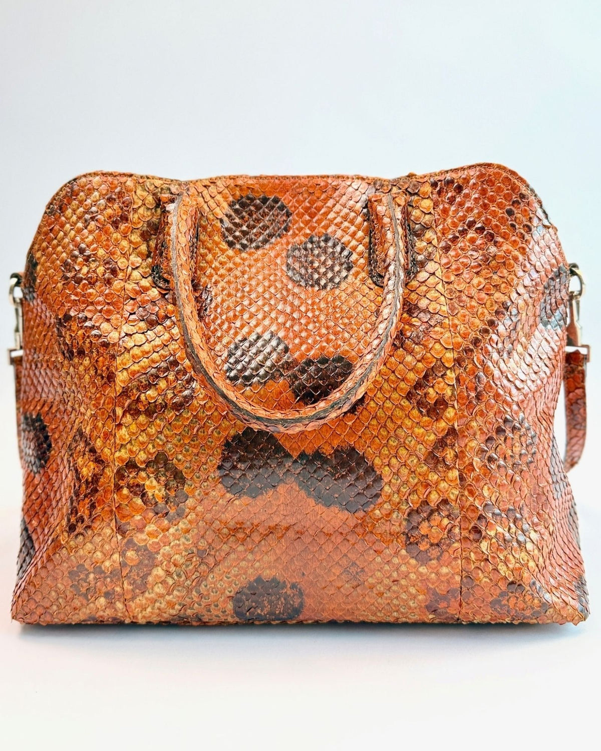 Citrine Snakeskin Bag