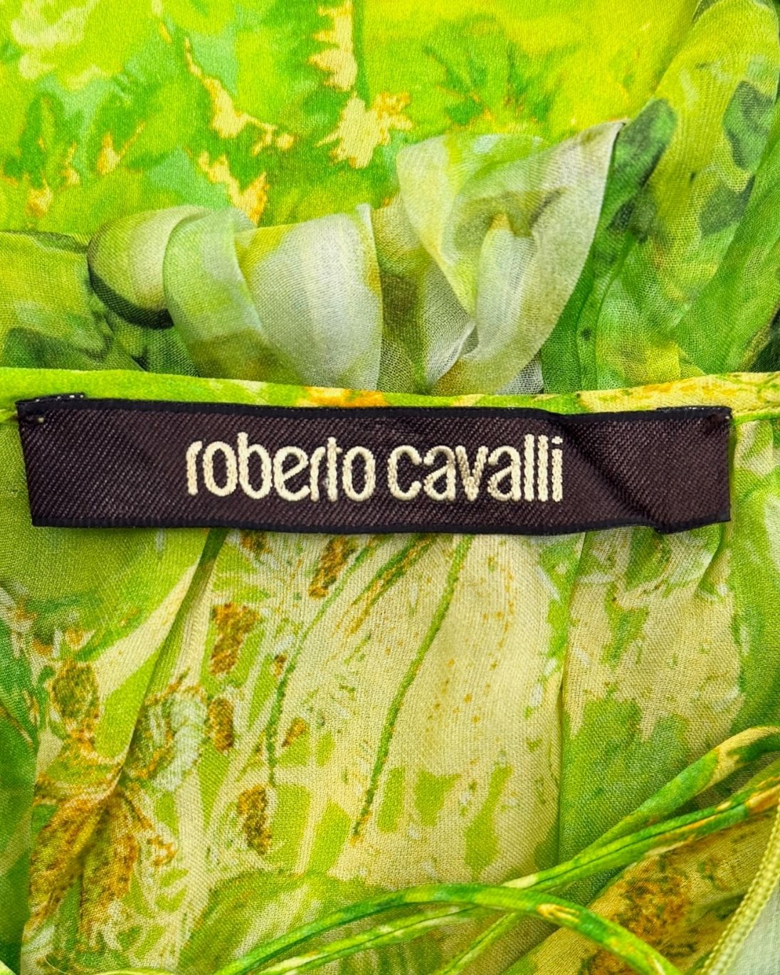 Roberto Cavalli Key Lime Daze Dress