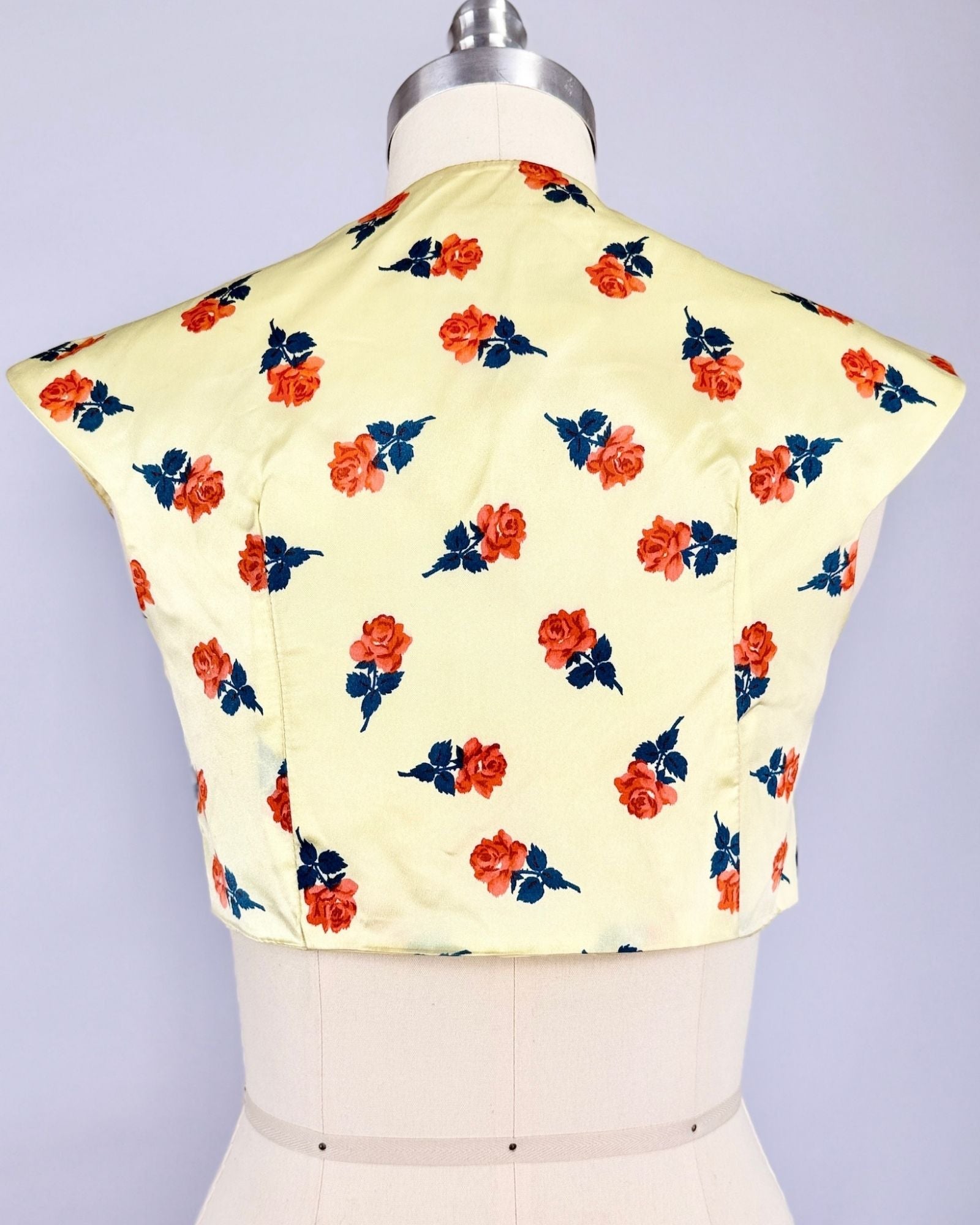 70s Rose Crop Top
