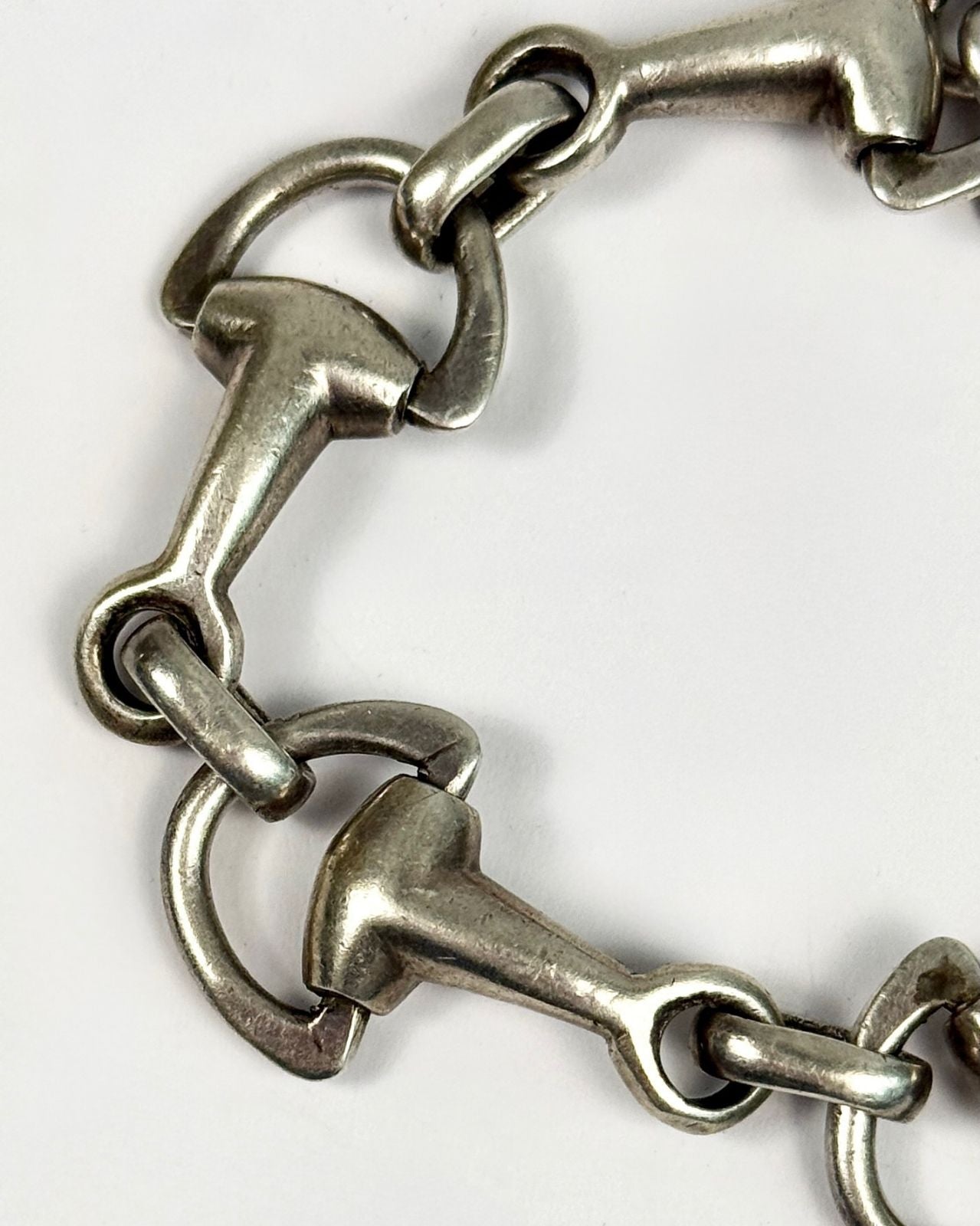 Sterling Silver Horse Bit Bracelet