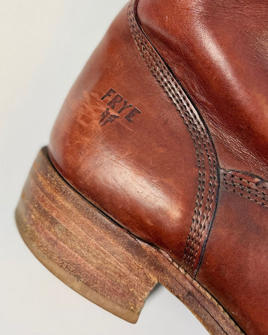 Rust Brown Frye Boots