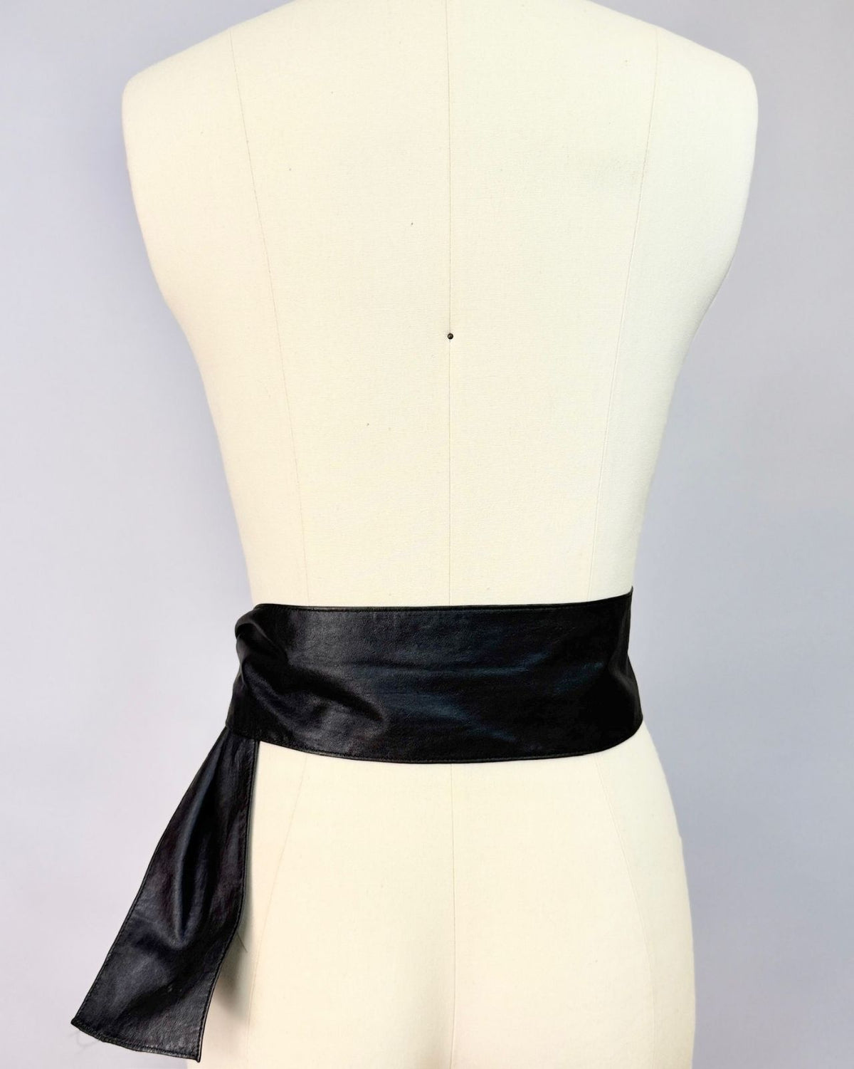 Brutalist Amethyst Crystal Black Belt