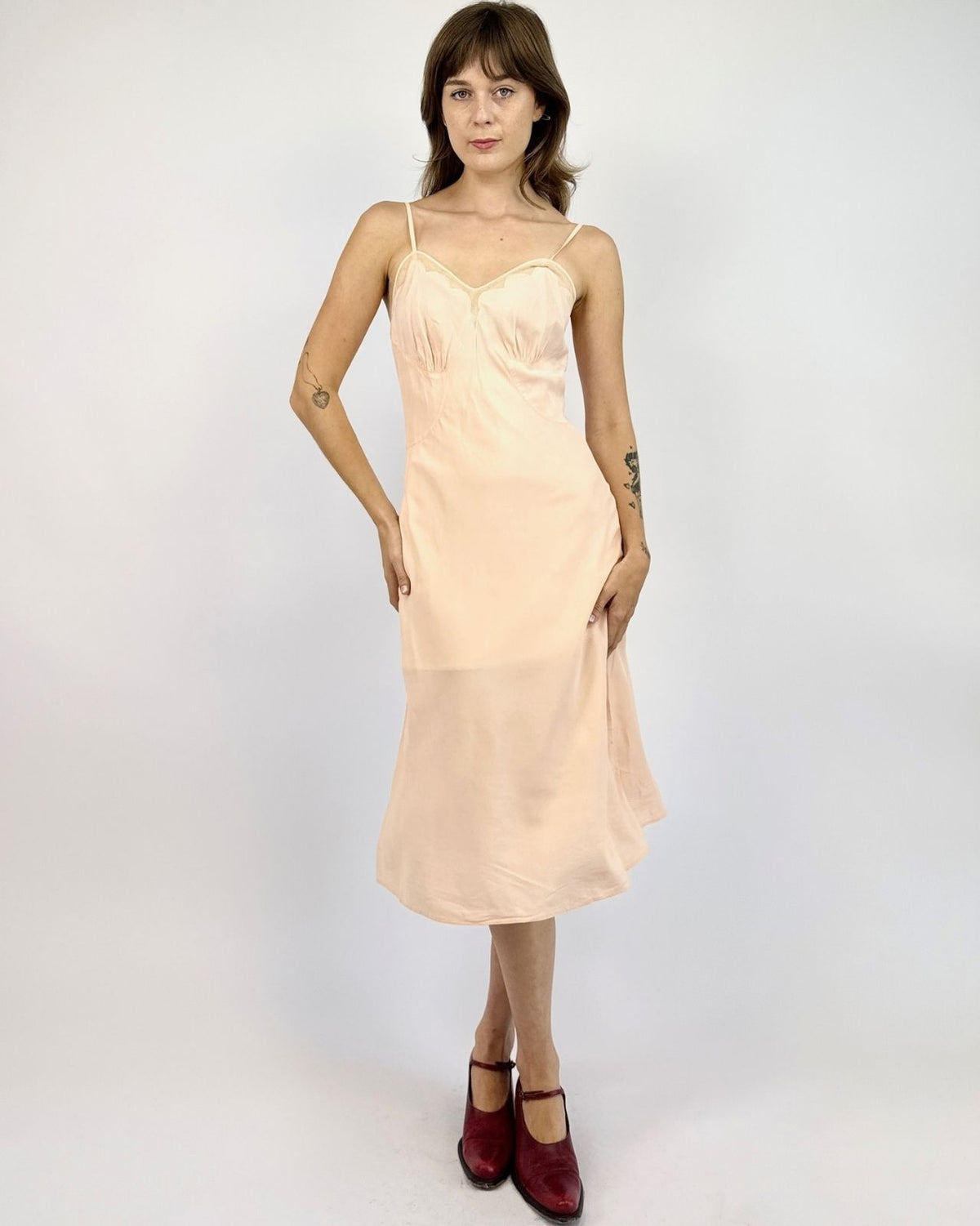 1940s Enchanted Evening Slip Dress