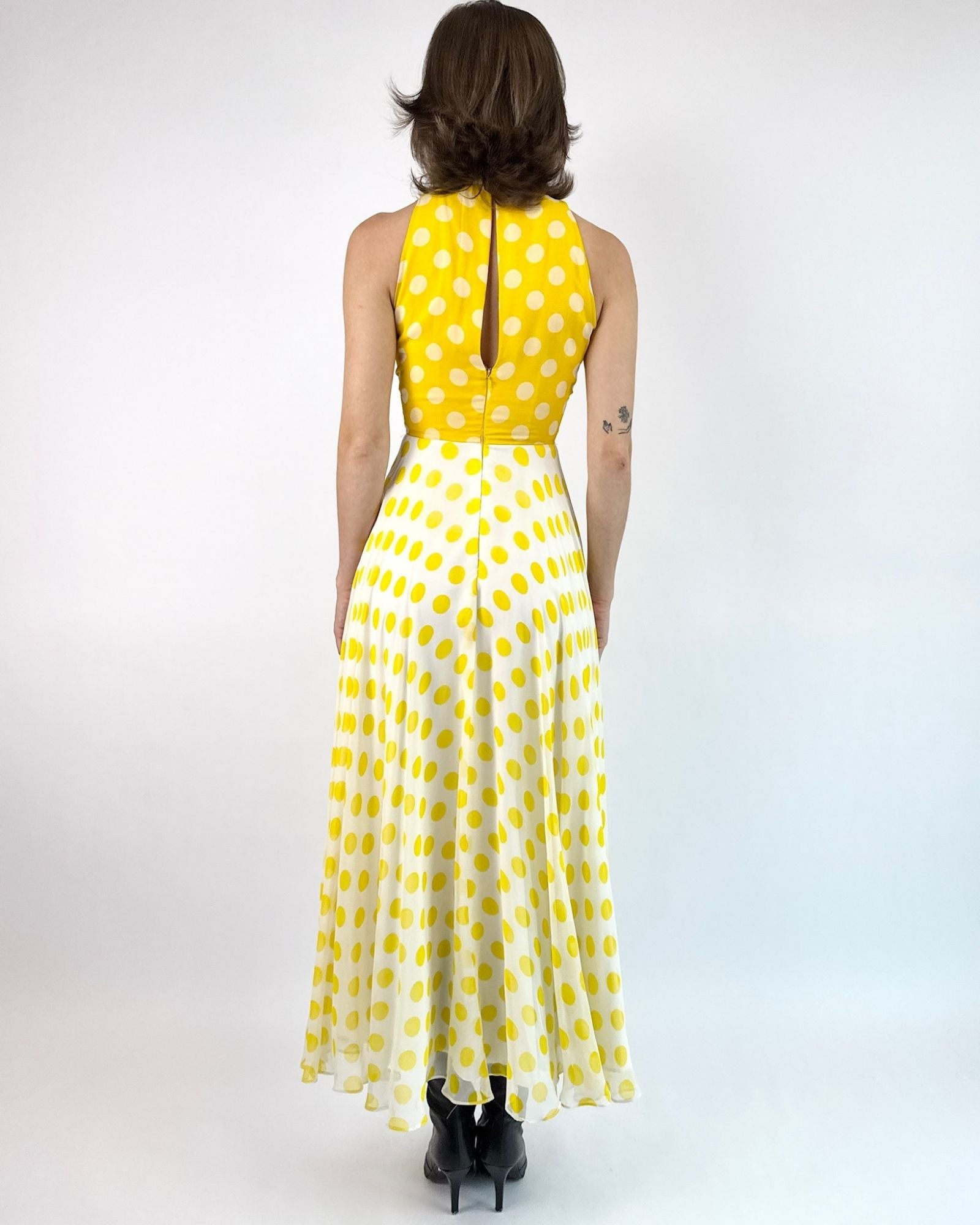 Kisses from the Sun Polka Dot Maxi Dress