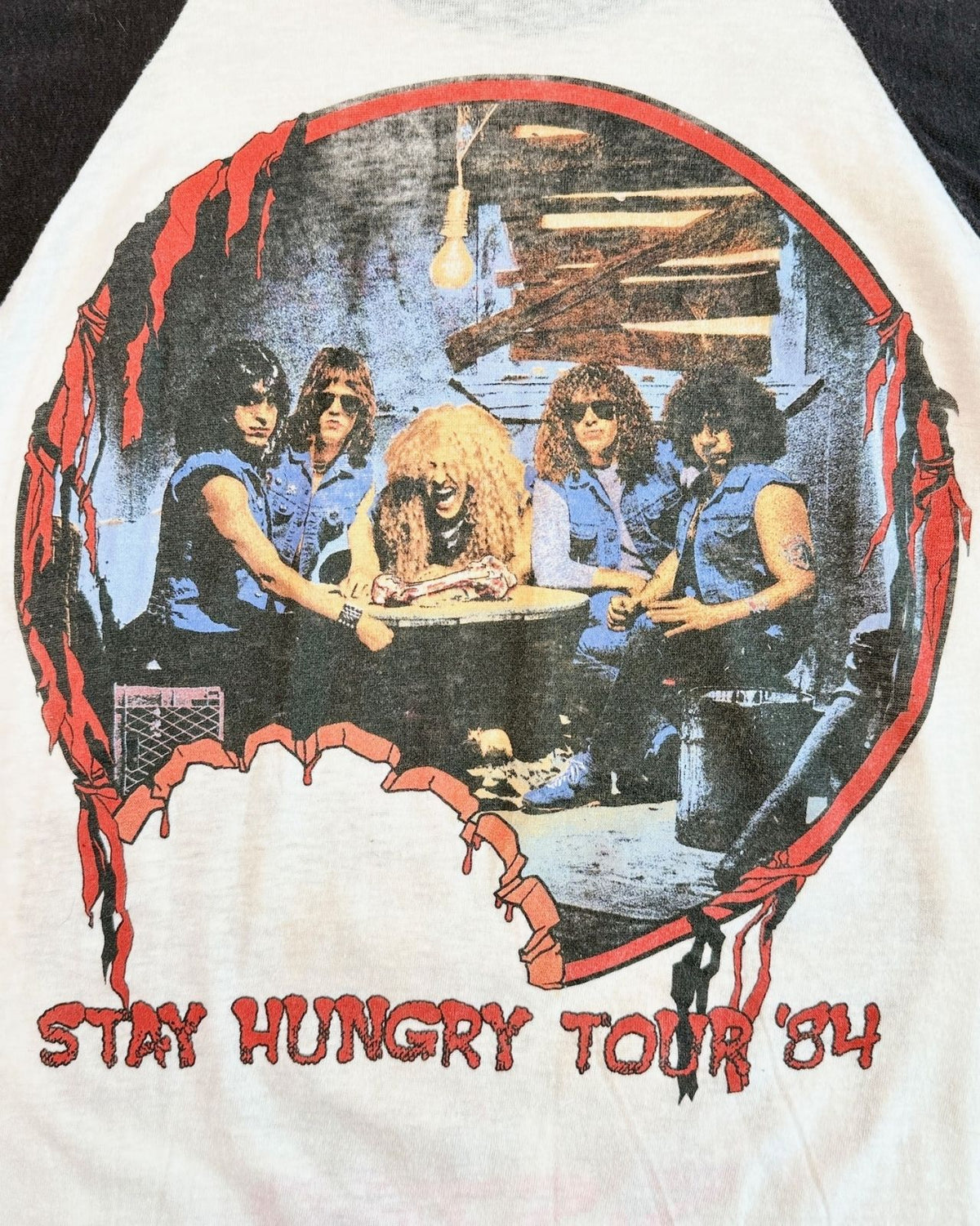 Twisted Sister 1984 Raglan Tee
