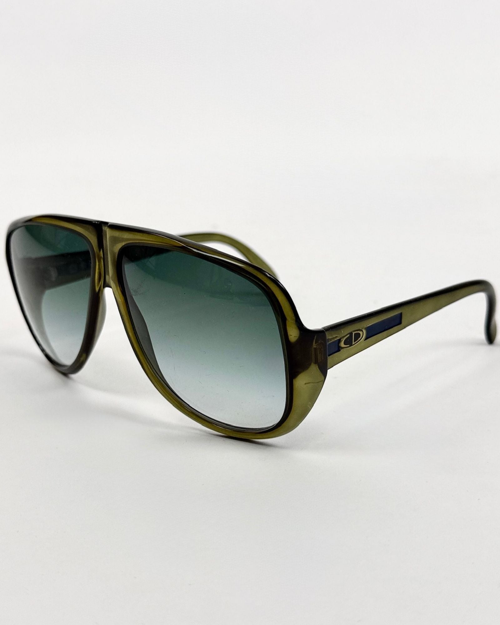 Christian Dior Olive Aviator Sunglasses