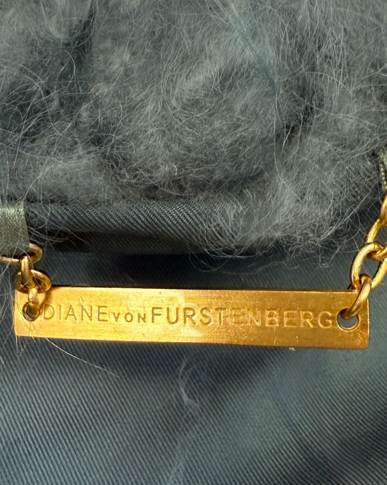 Diane von Furstenberg Moody Aqua Vest