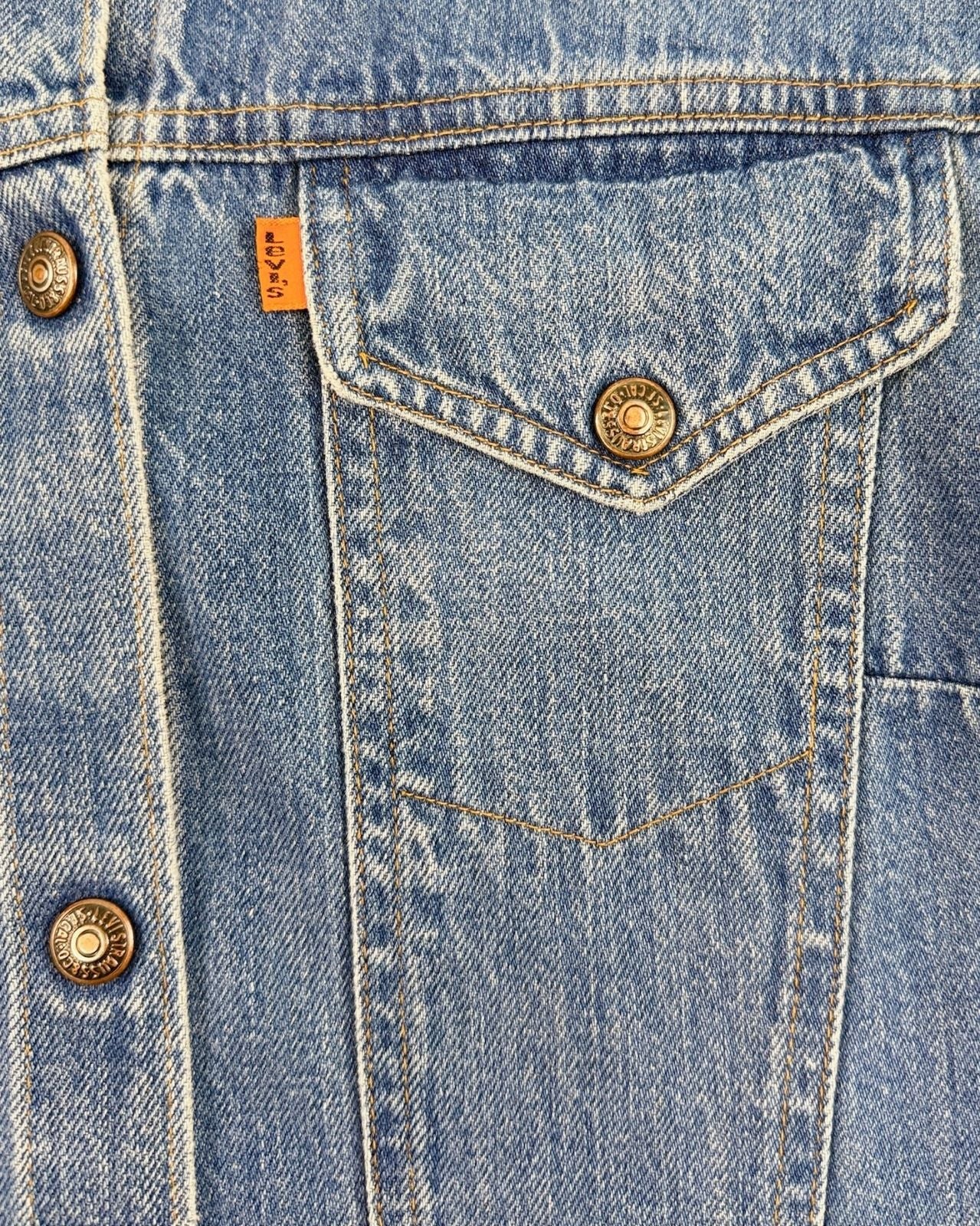 70s Orange Tab Levi's Denim Jacket