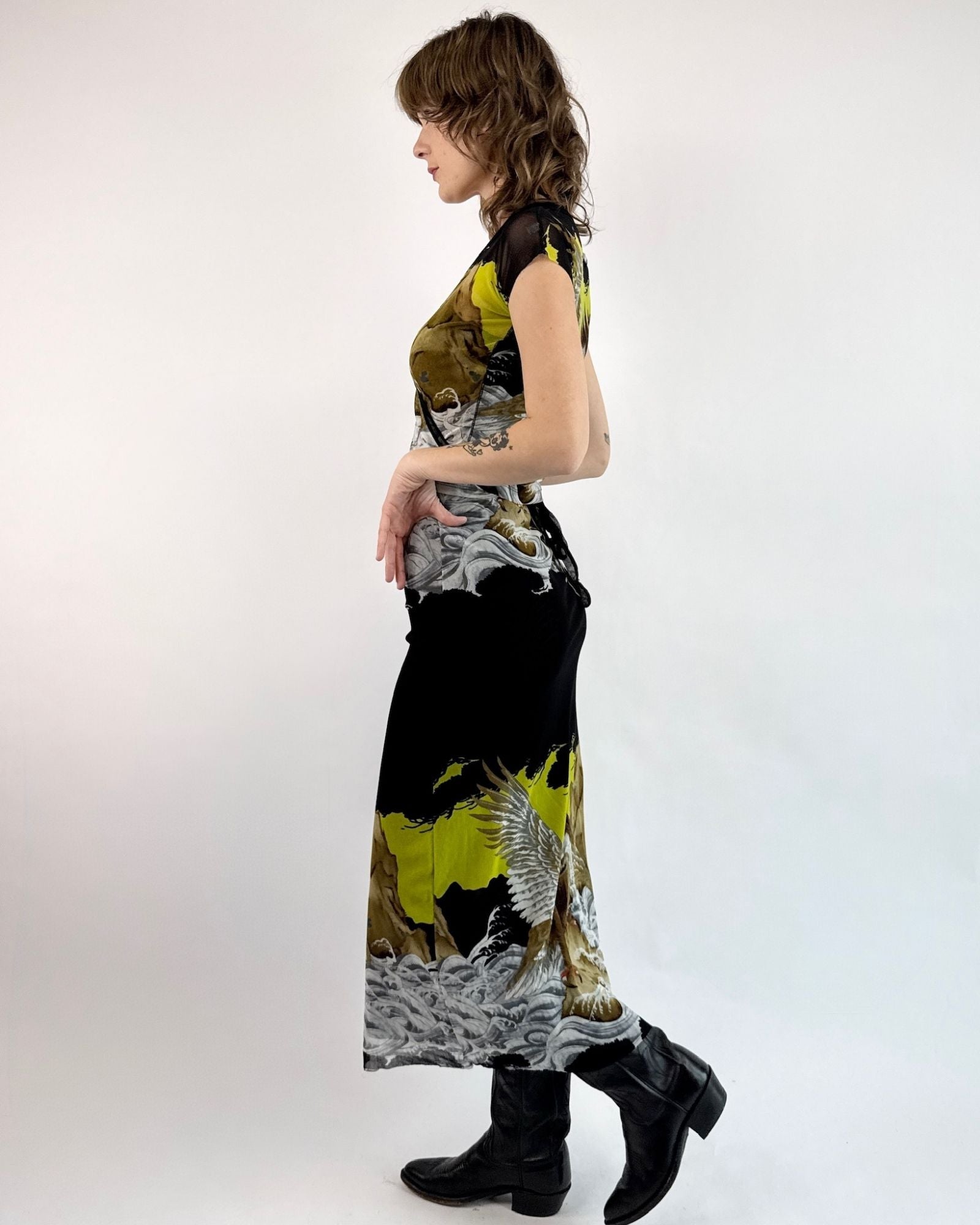 Jean Paul Gaultier 2pc Mesh Set