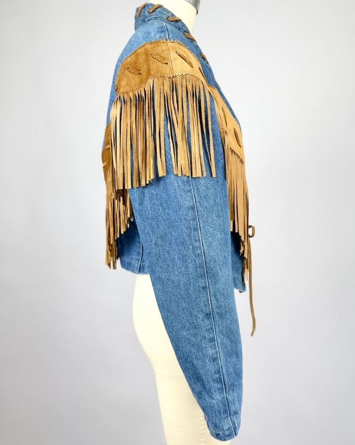 Frontier Suede and Denim Jacket