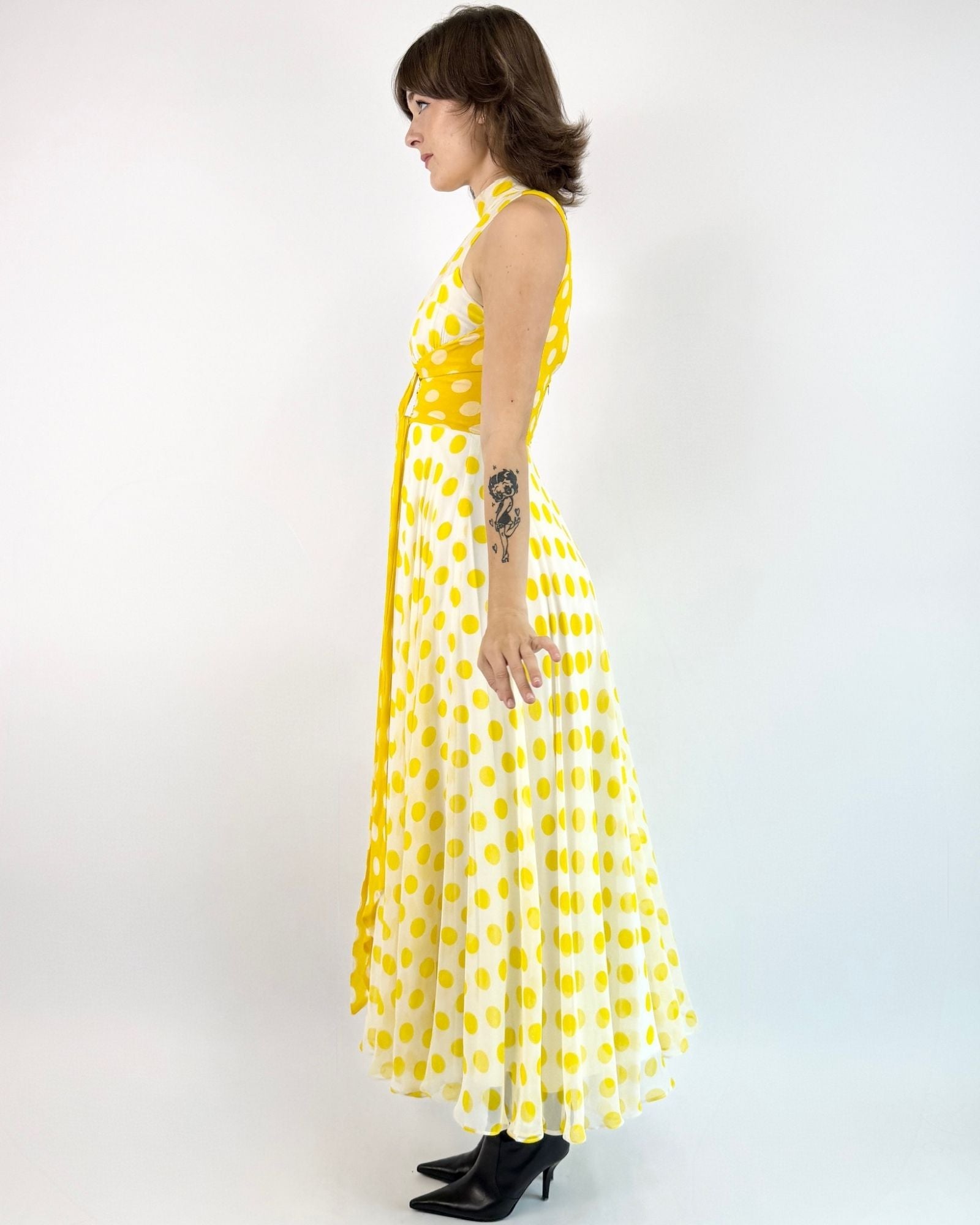 Kisses from the Sun Polka Dot Maxi Dress
