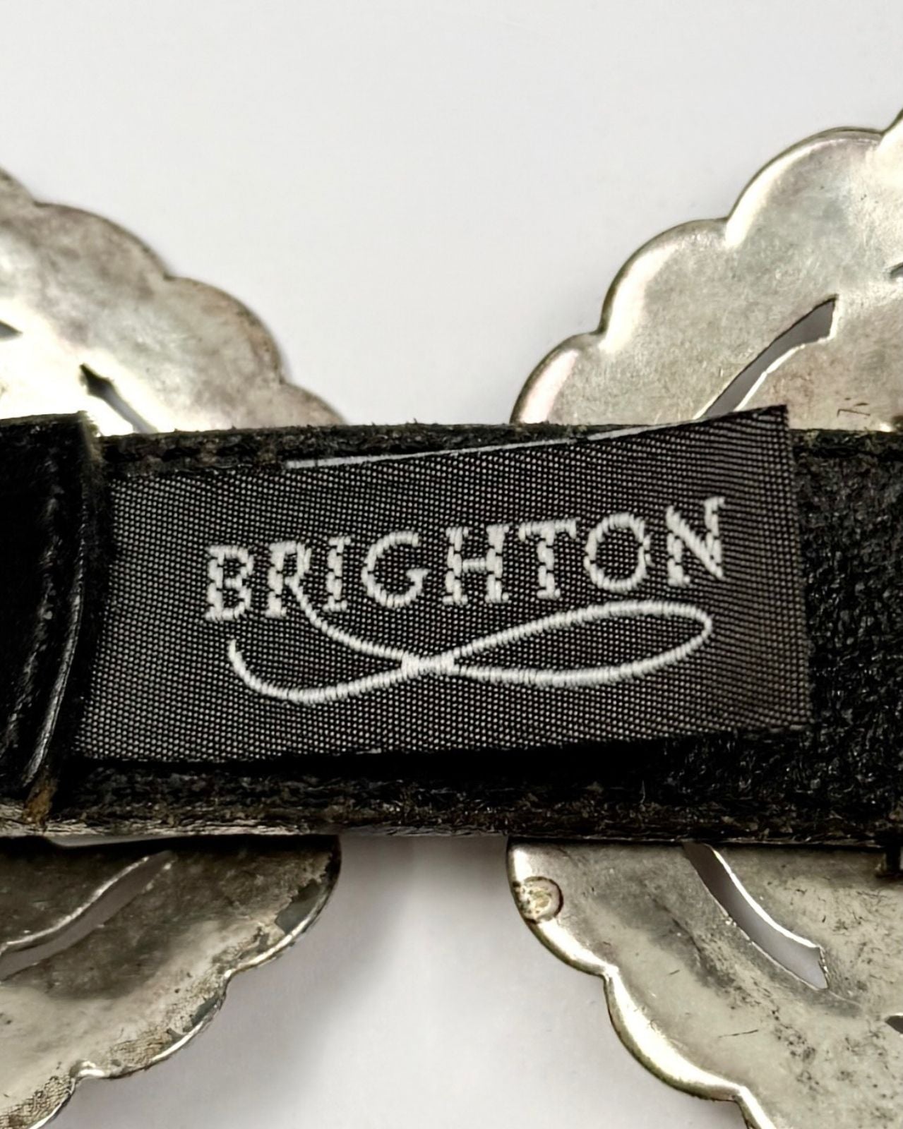 Black Brighton Concho Belt
