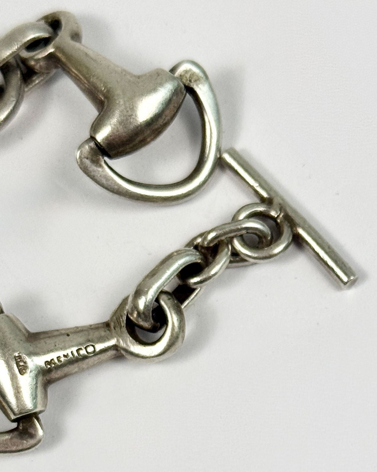 Sterling Silver Horse Bit Bracelet
