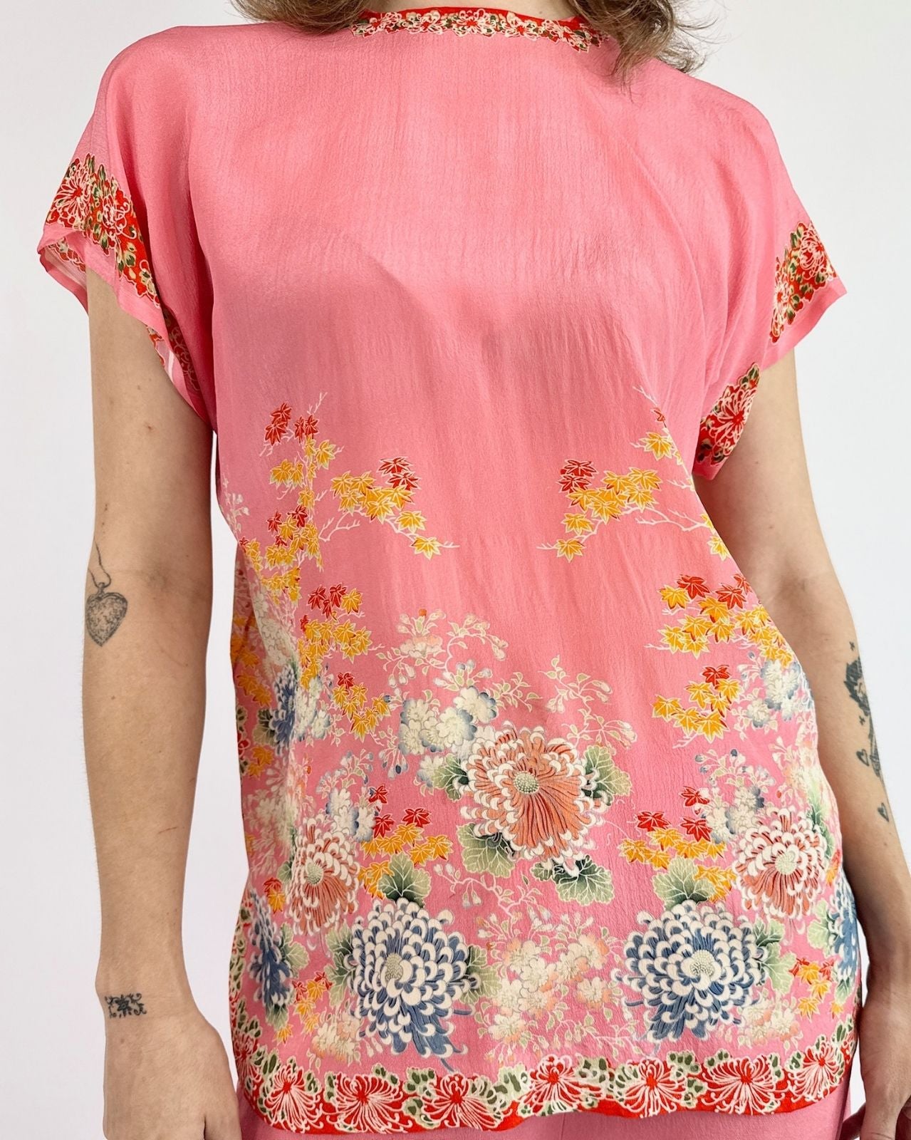 1920s Sweet Dreams in Pongee Silk Set