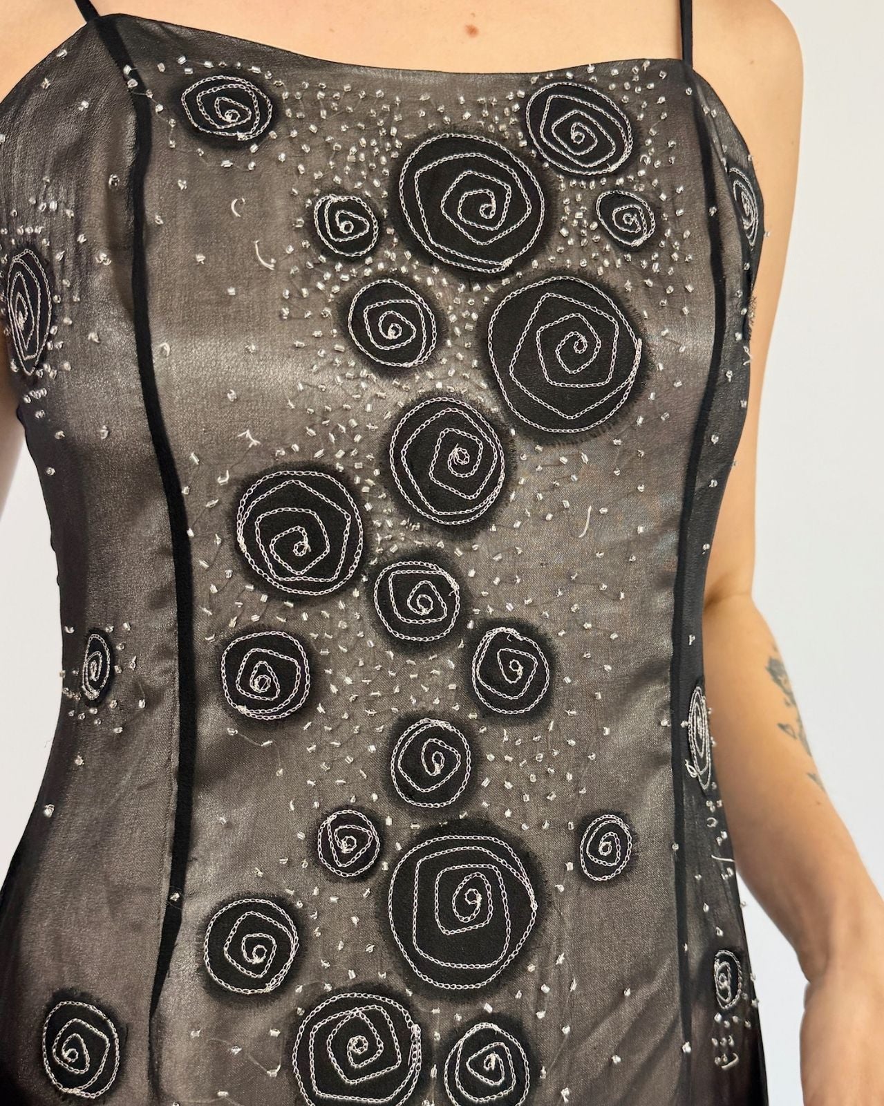 Sue Wong Smoke N' Flowers Dress