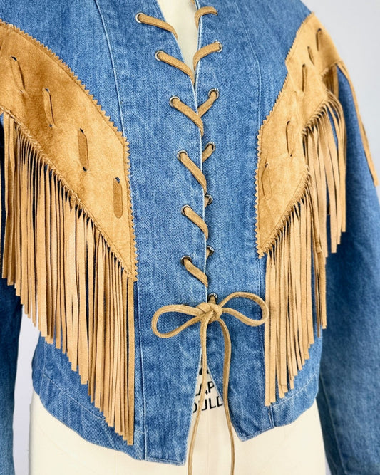 Frontier Suede and Denim Jacket