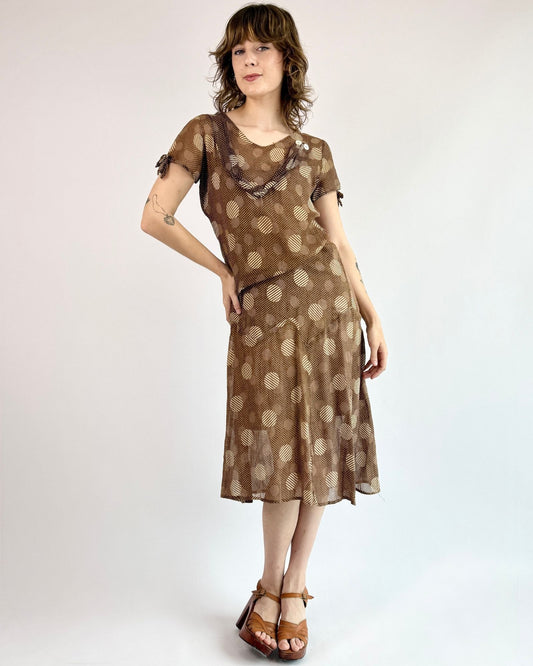 1920s Afternoon Cafe Viole Dress