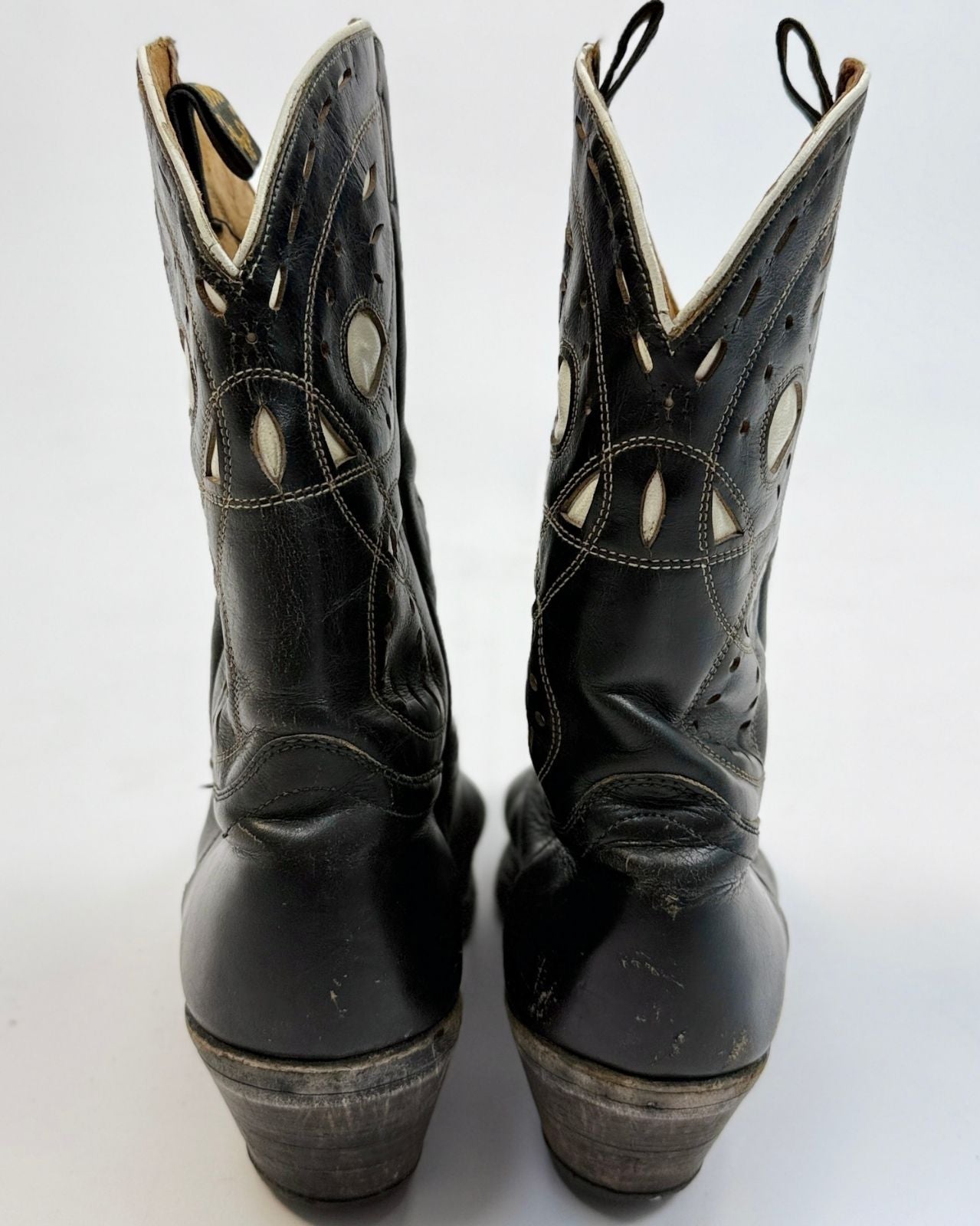 50s Black Goding Cowboy Boots