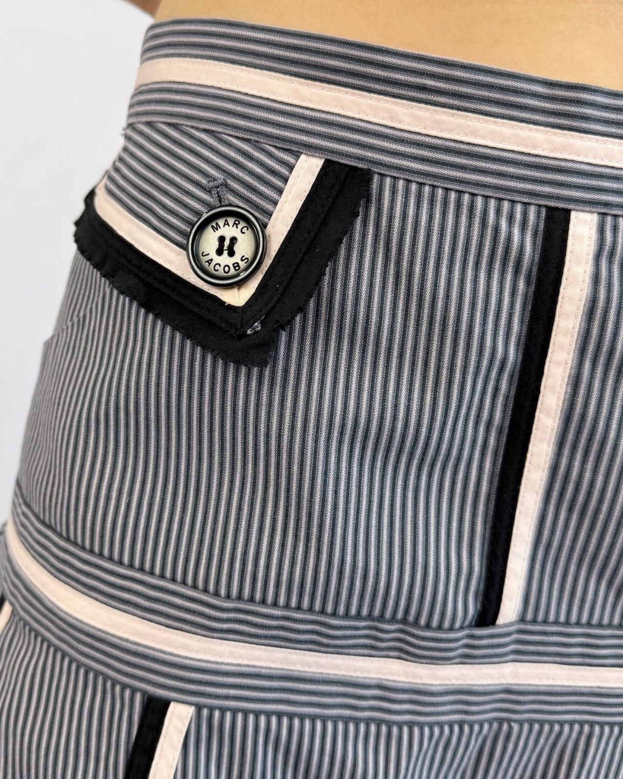 Marc Jacobs So Fetch Striped Mini Skirt