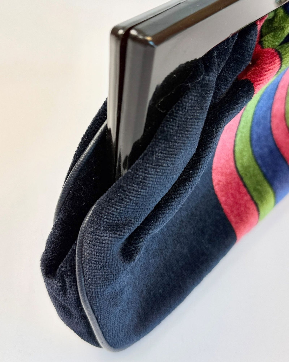 Colorful Velvet 70s Clutch