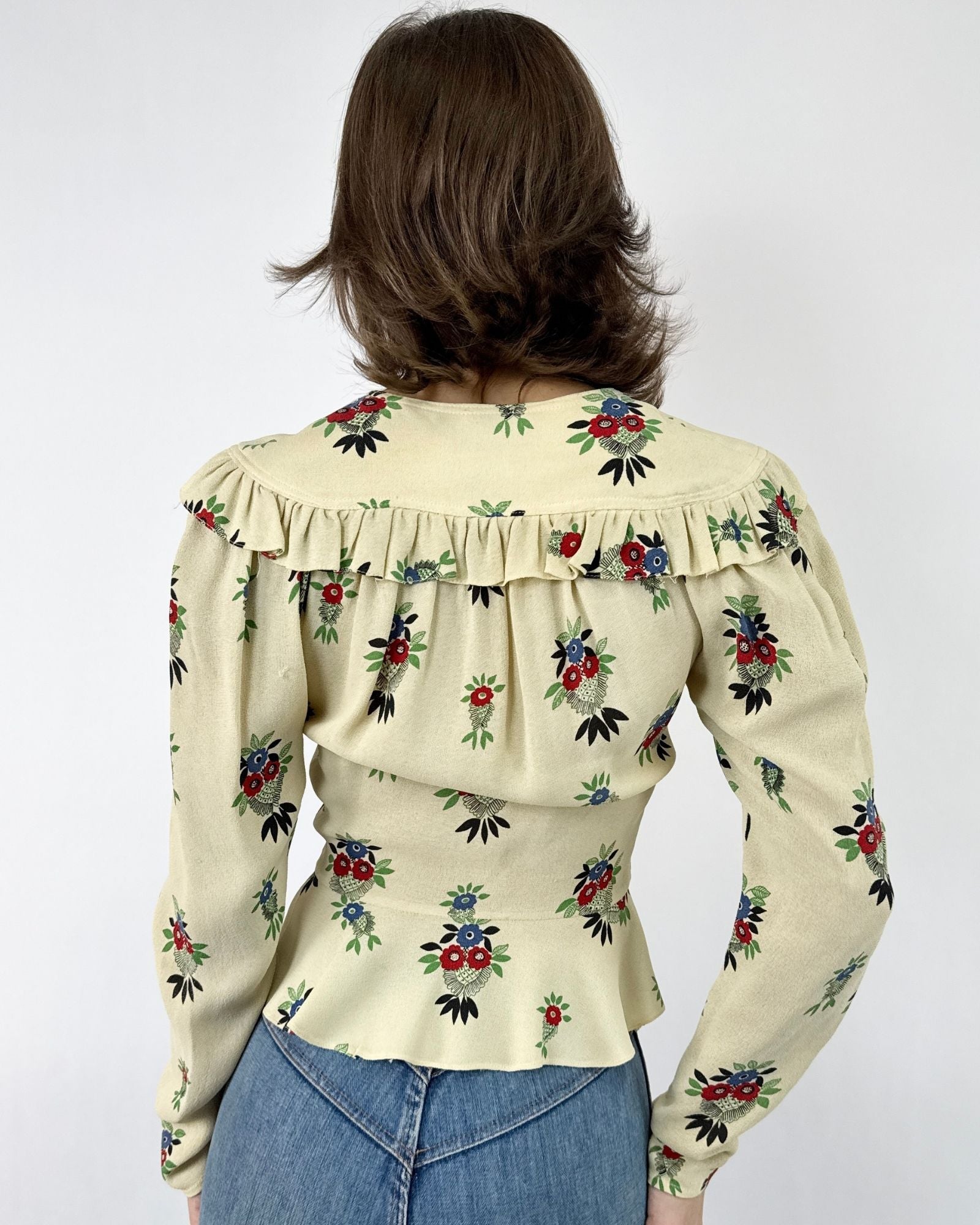Ossie Clark/Celia Birtwell for Radley 1973 Floral Blouse