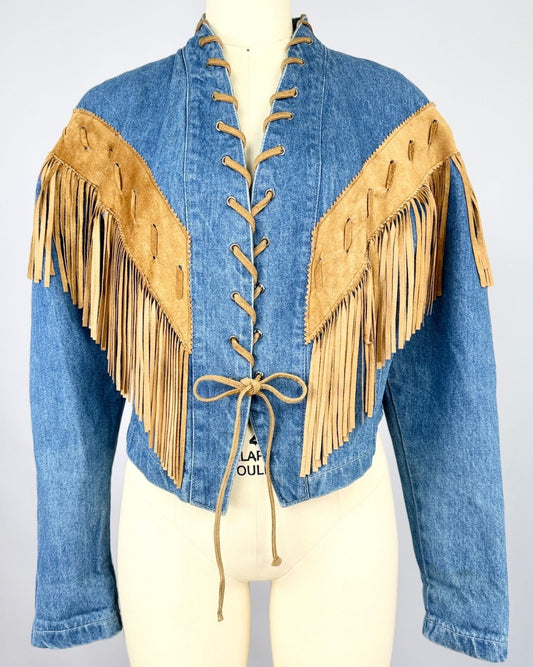 Frontier Suede and Denim Jacket
