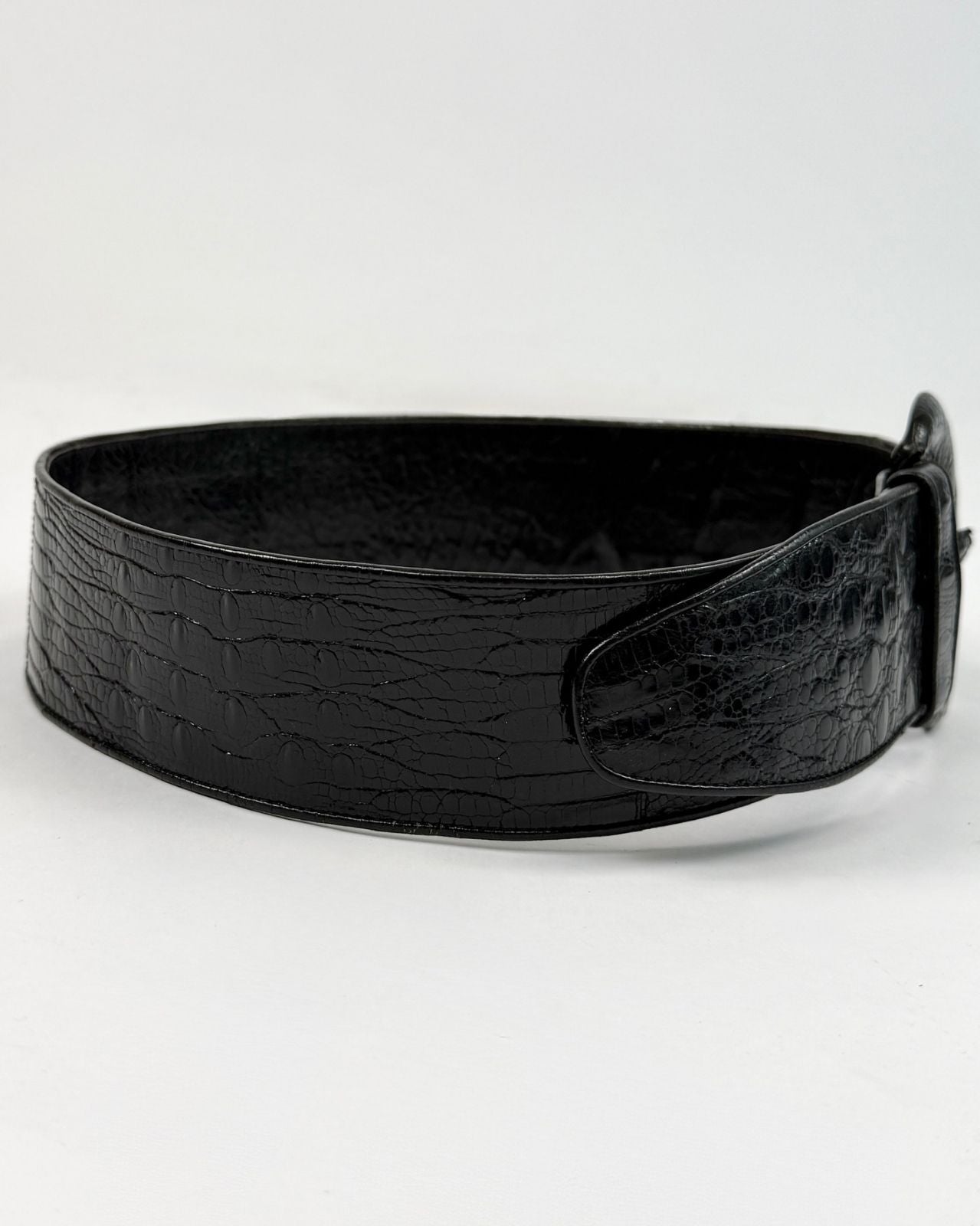 Anne Klein Black Wide Belt