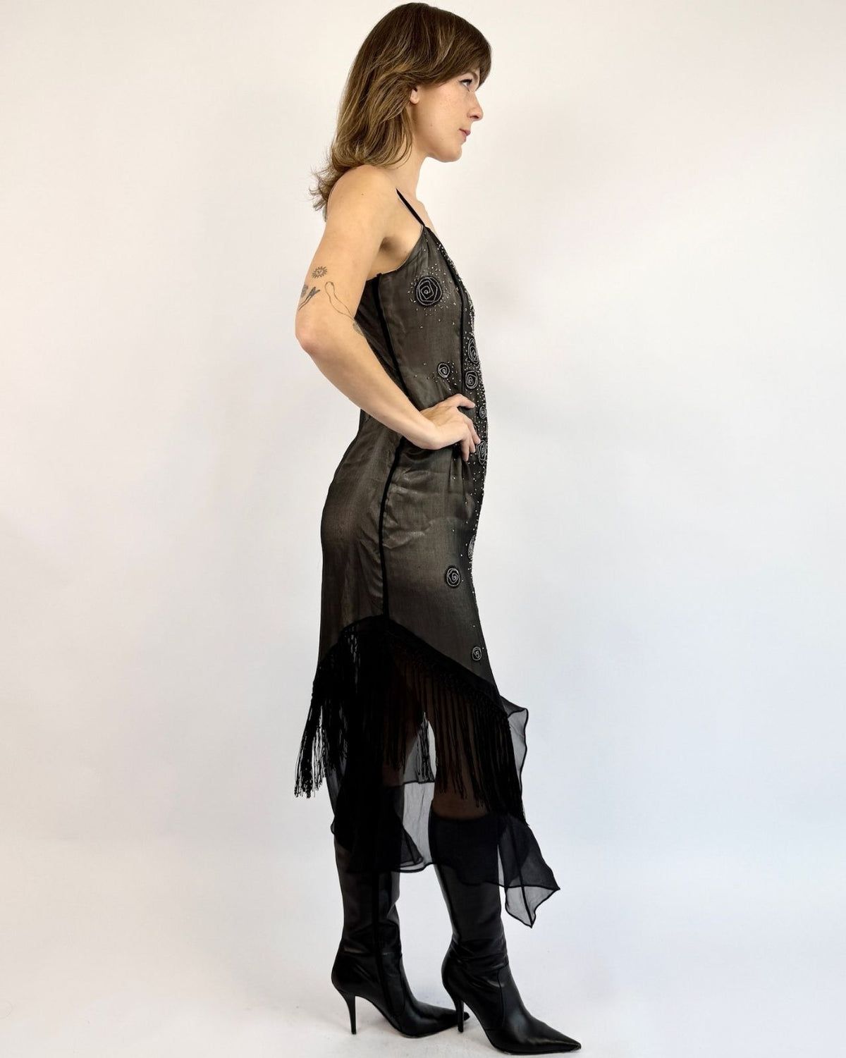 Sue Wong Smoke N' Flowers Dress
