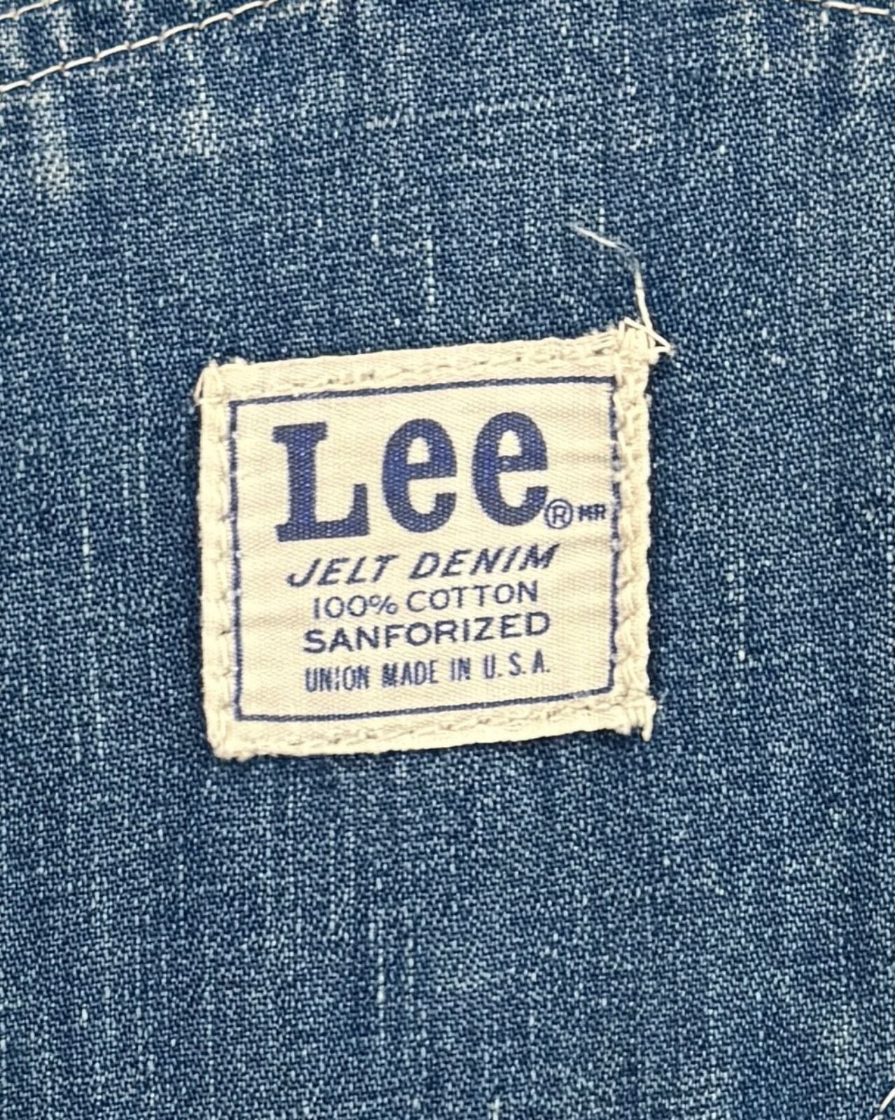Patched and Thrashed Lee Overalls