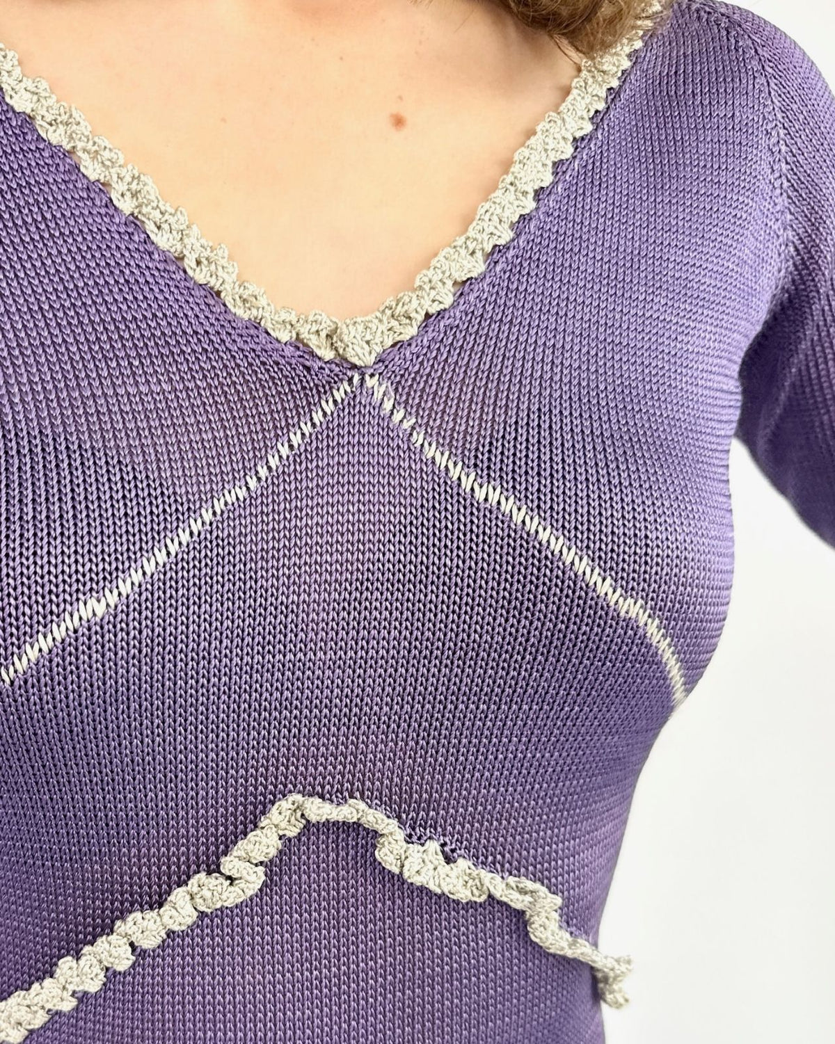 1970s Lavender Lullaby Maxi Dress