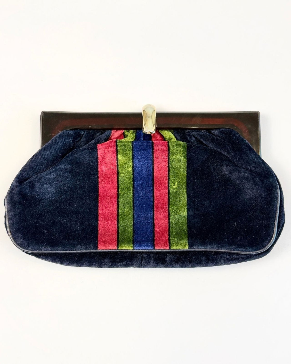 Colorful Velvet 70s Clutch