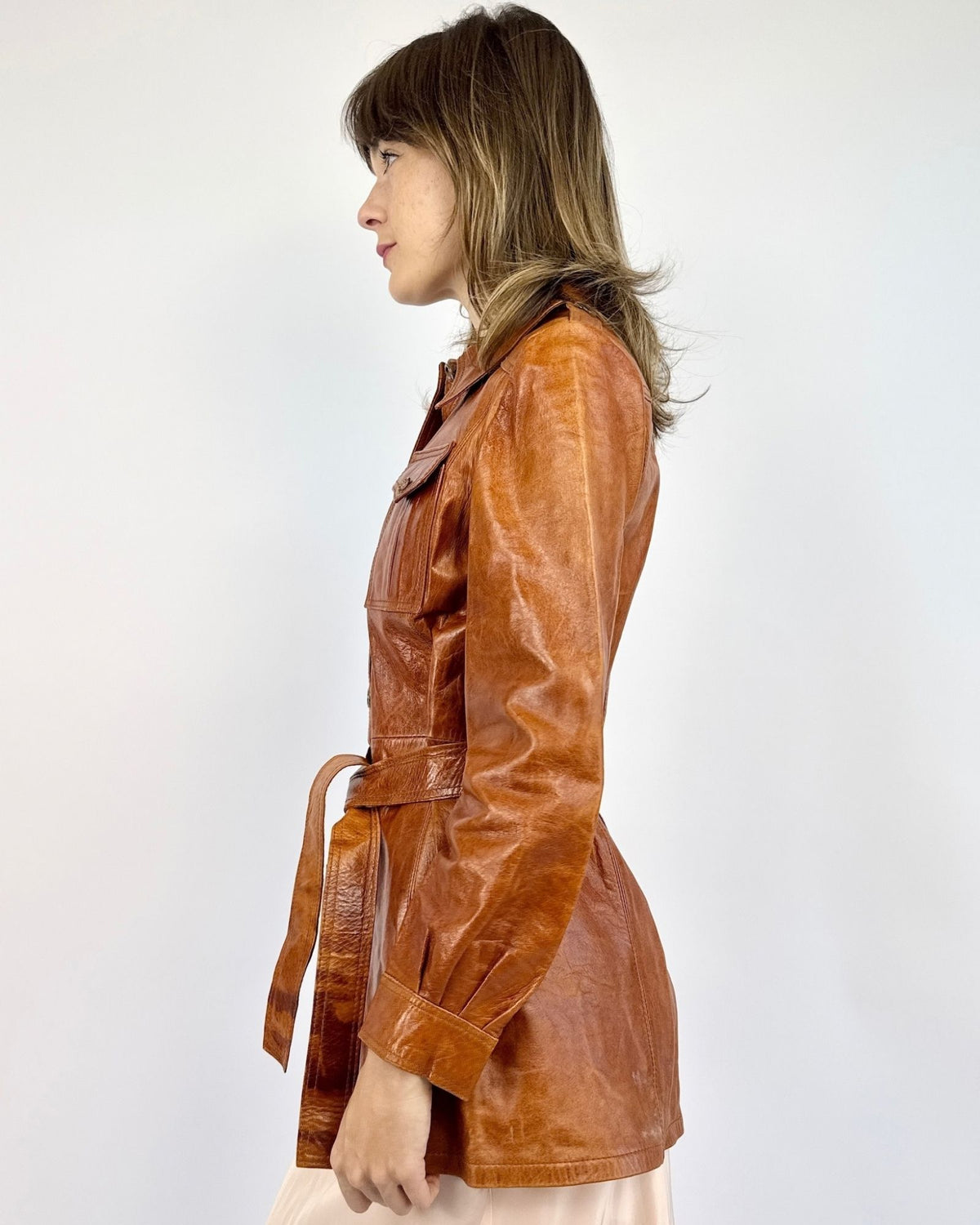 Autumn Brûlée Leather Jacket