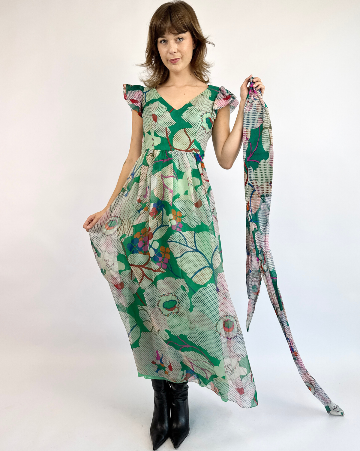Pierre Cardin Couture Flower Power Gown
