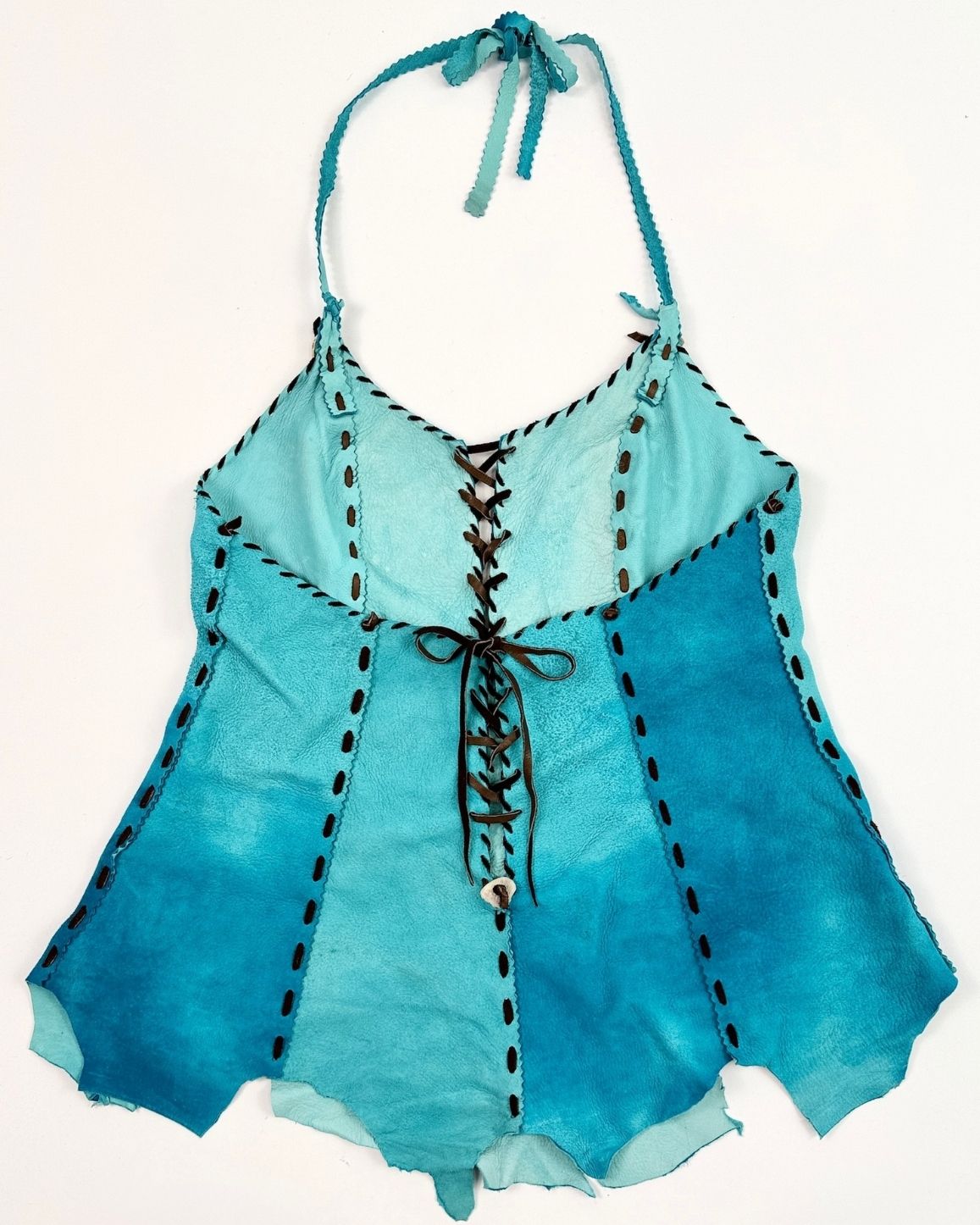 Teal Buckskin Halter