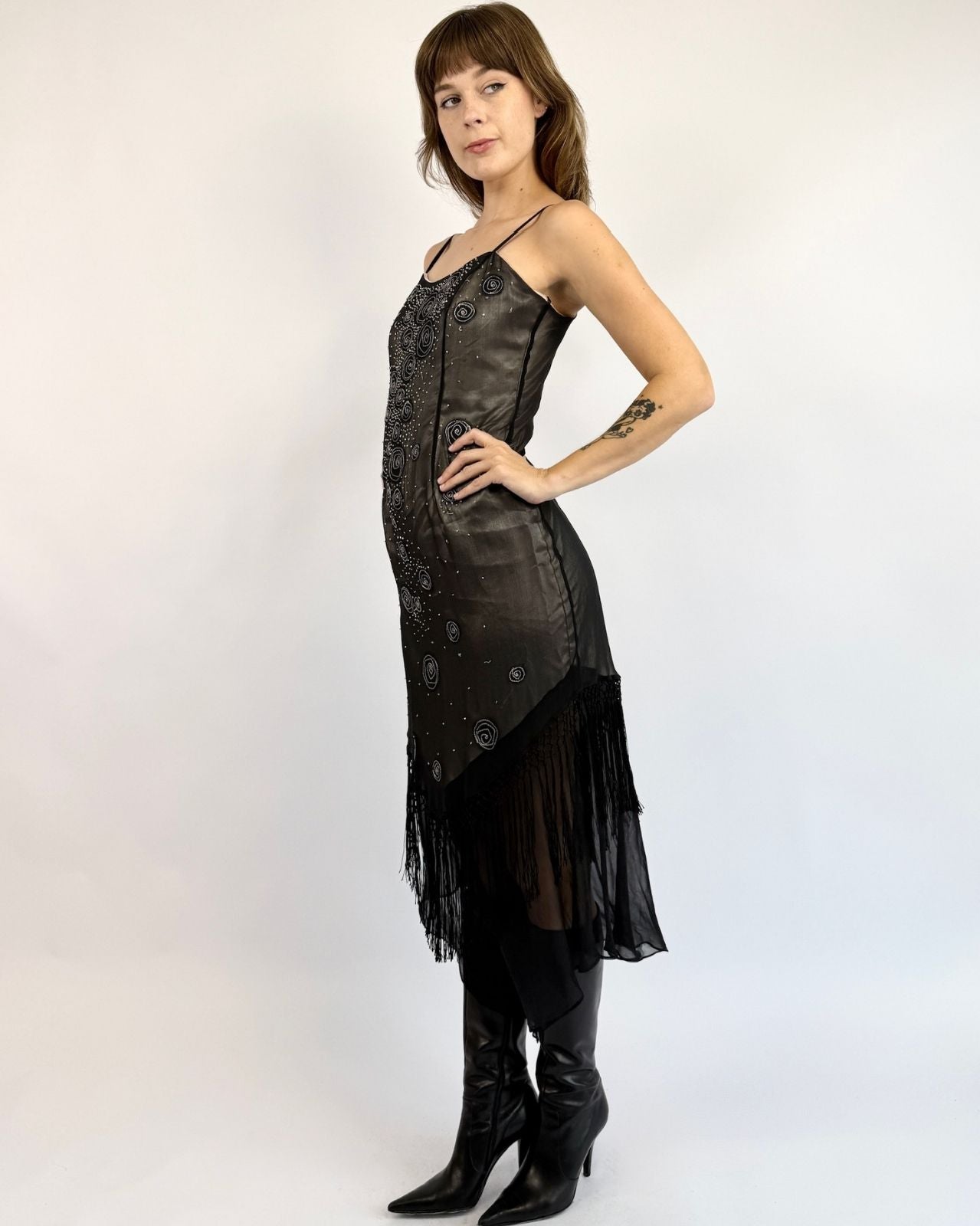 Sue Wong Smoke N' Flowers Dress