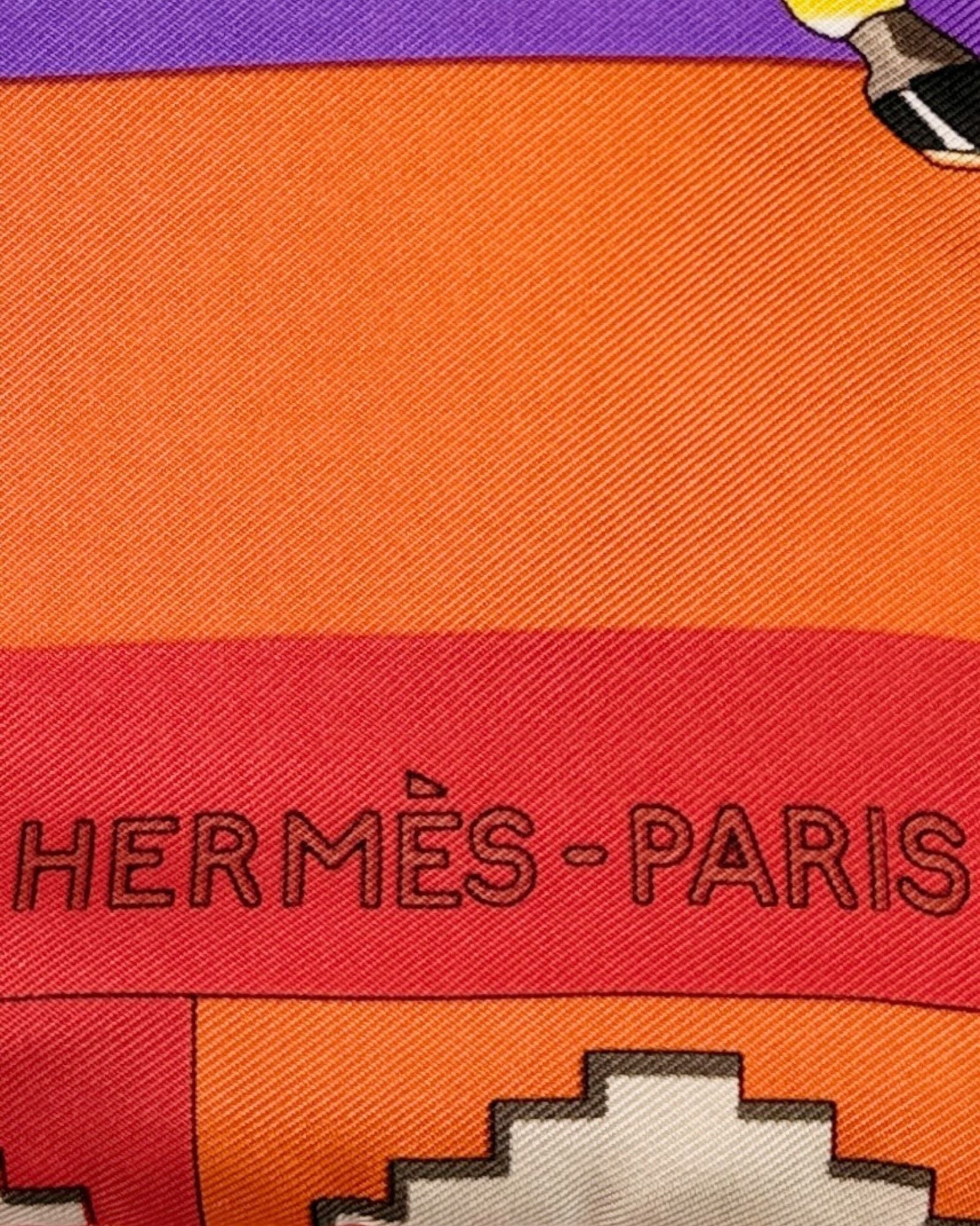 Hermès Equestrian Silk Pillowcase