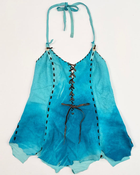 Teal Buckskin Halter