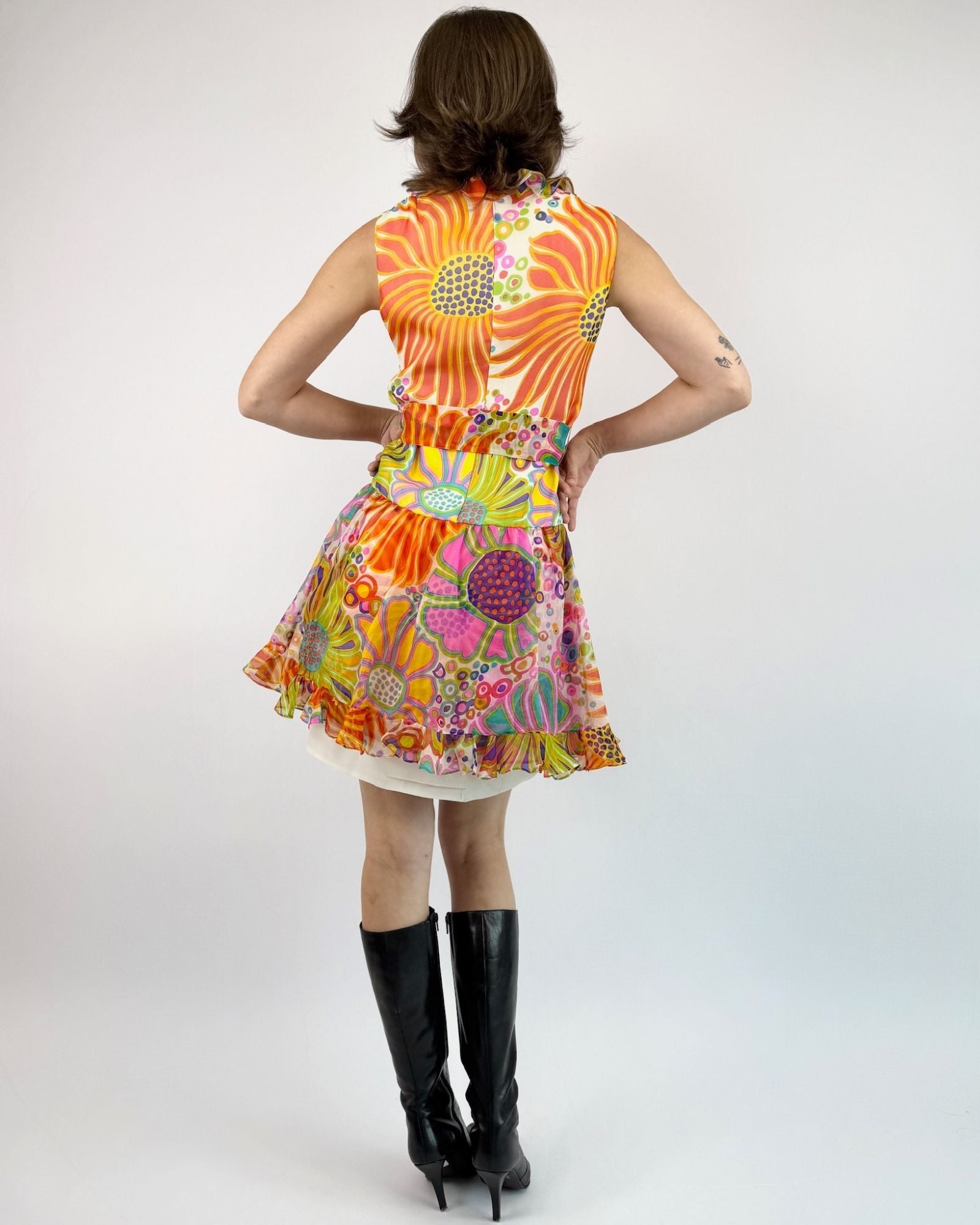 Oscar de La Renta Take A Trip Psych Dress