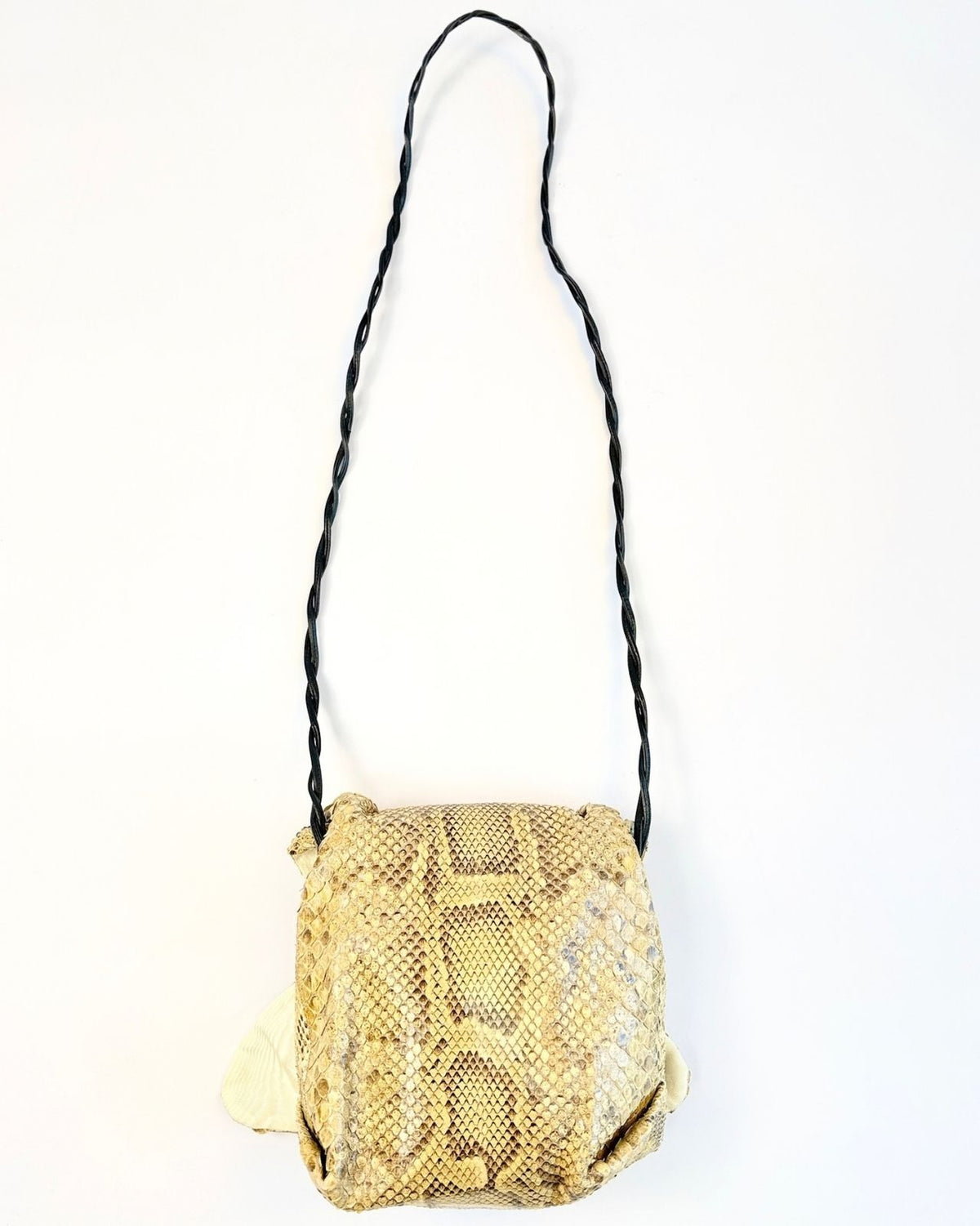 Snakeskin Shell Purse