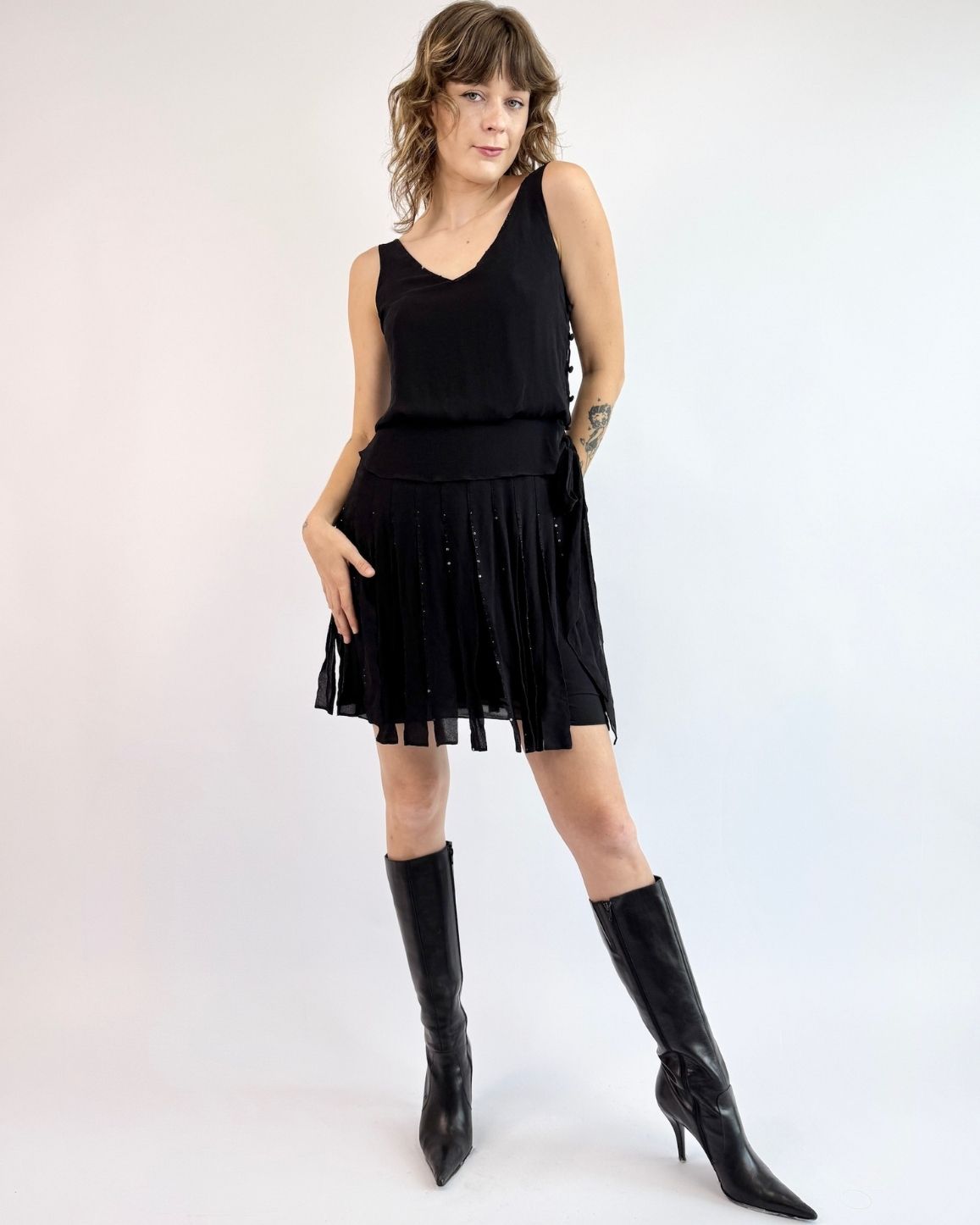 Dance Till You Drop Chiffon Flapper Dress