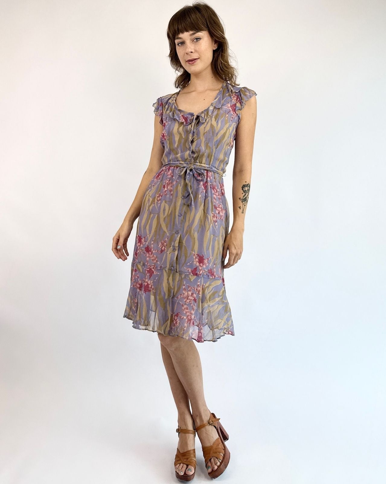 Foxy Lady Bouquet Floral Dress