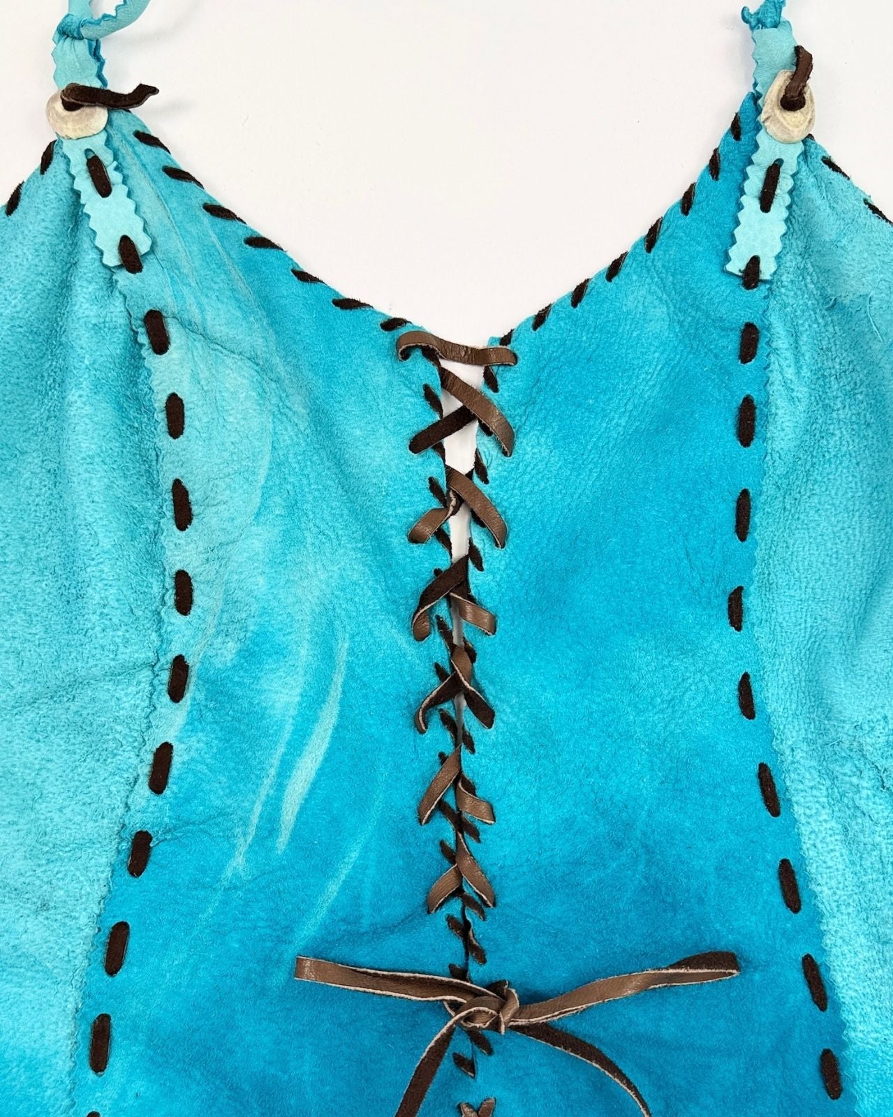Teal Buckskin Halter