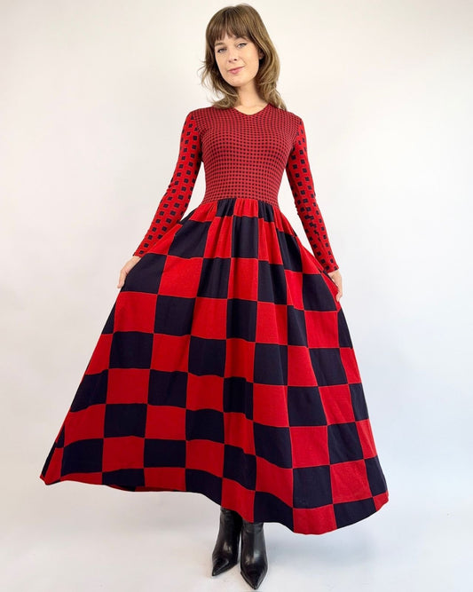 Rudy Gernreich Checkmate Baby Maxi Dress